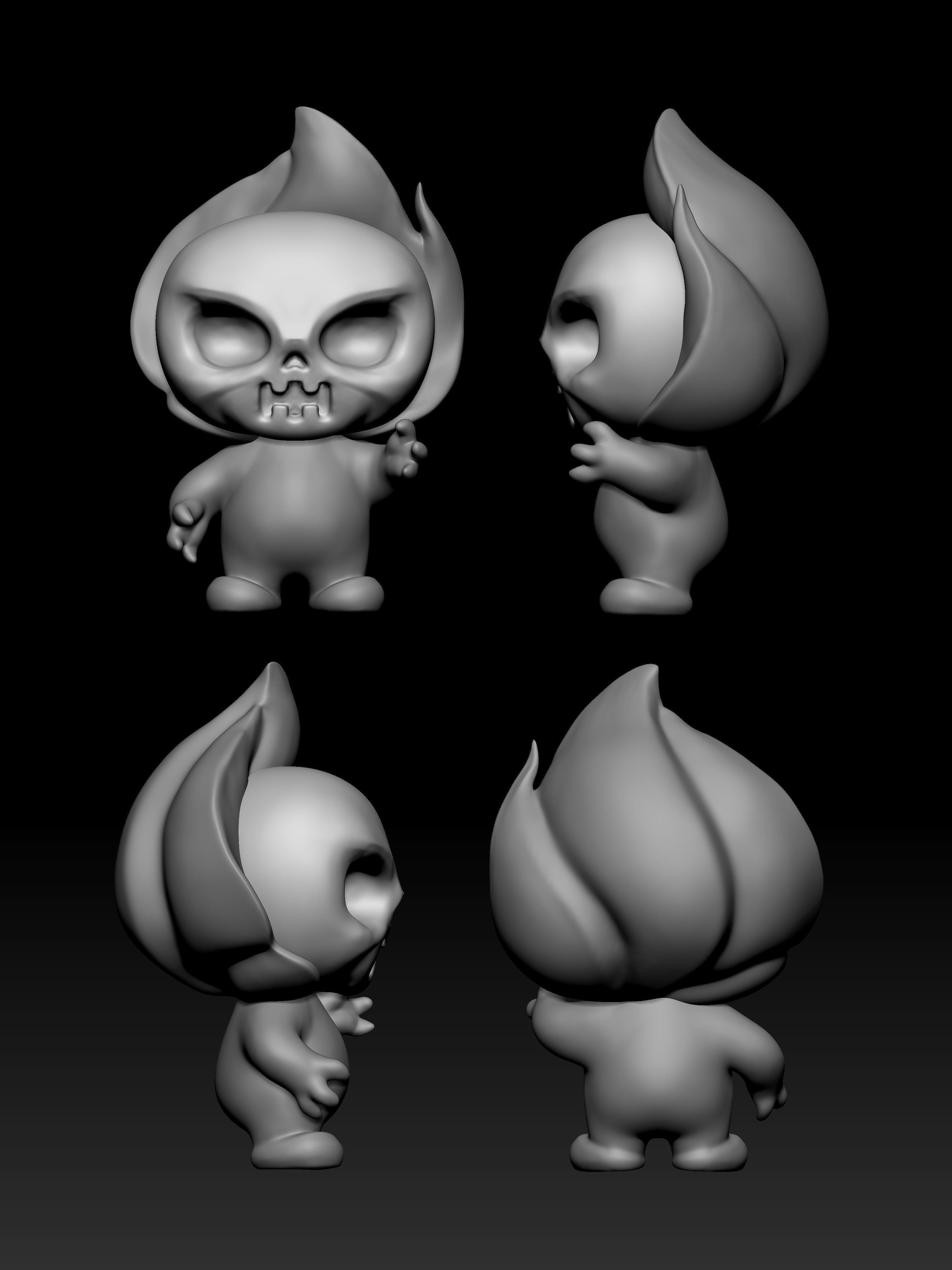 Bone man 030 3D print model_1