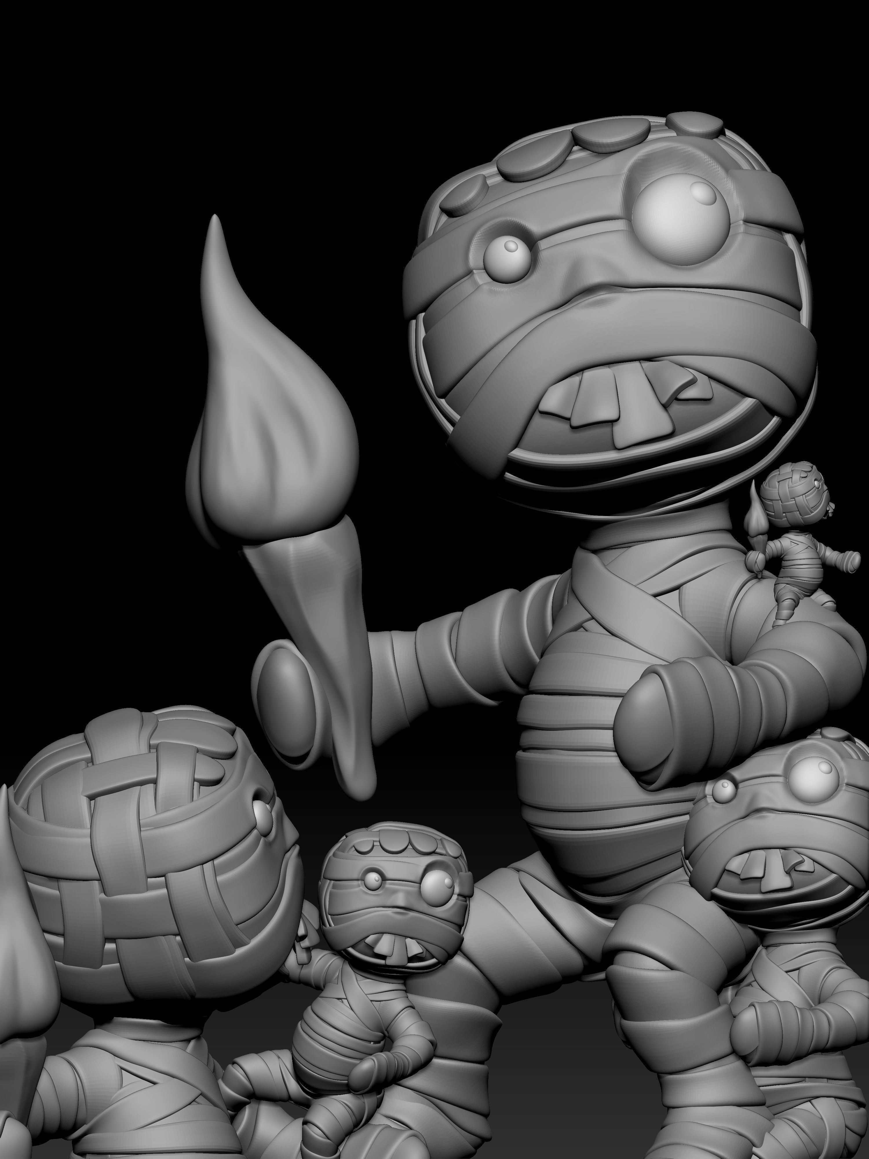 Bone man 070 3D print model_2