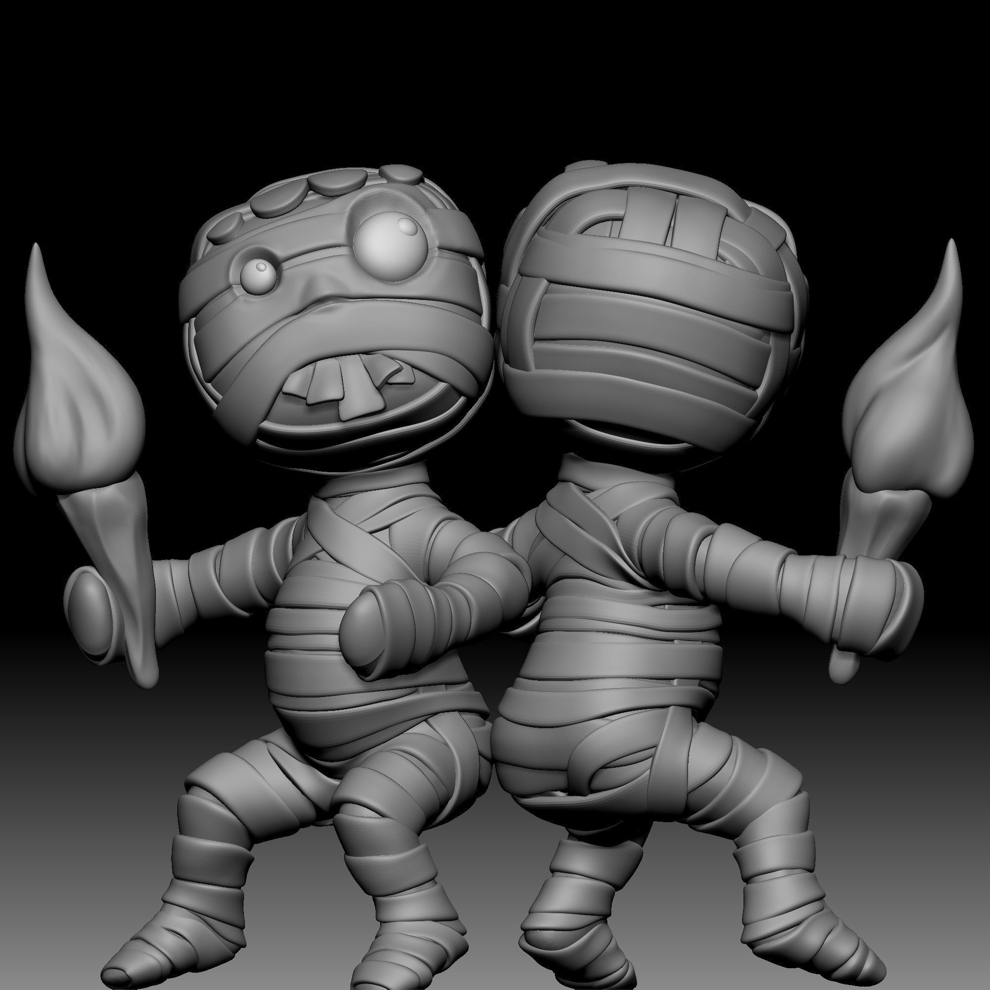 Bone man 070 3D print model_4