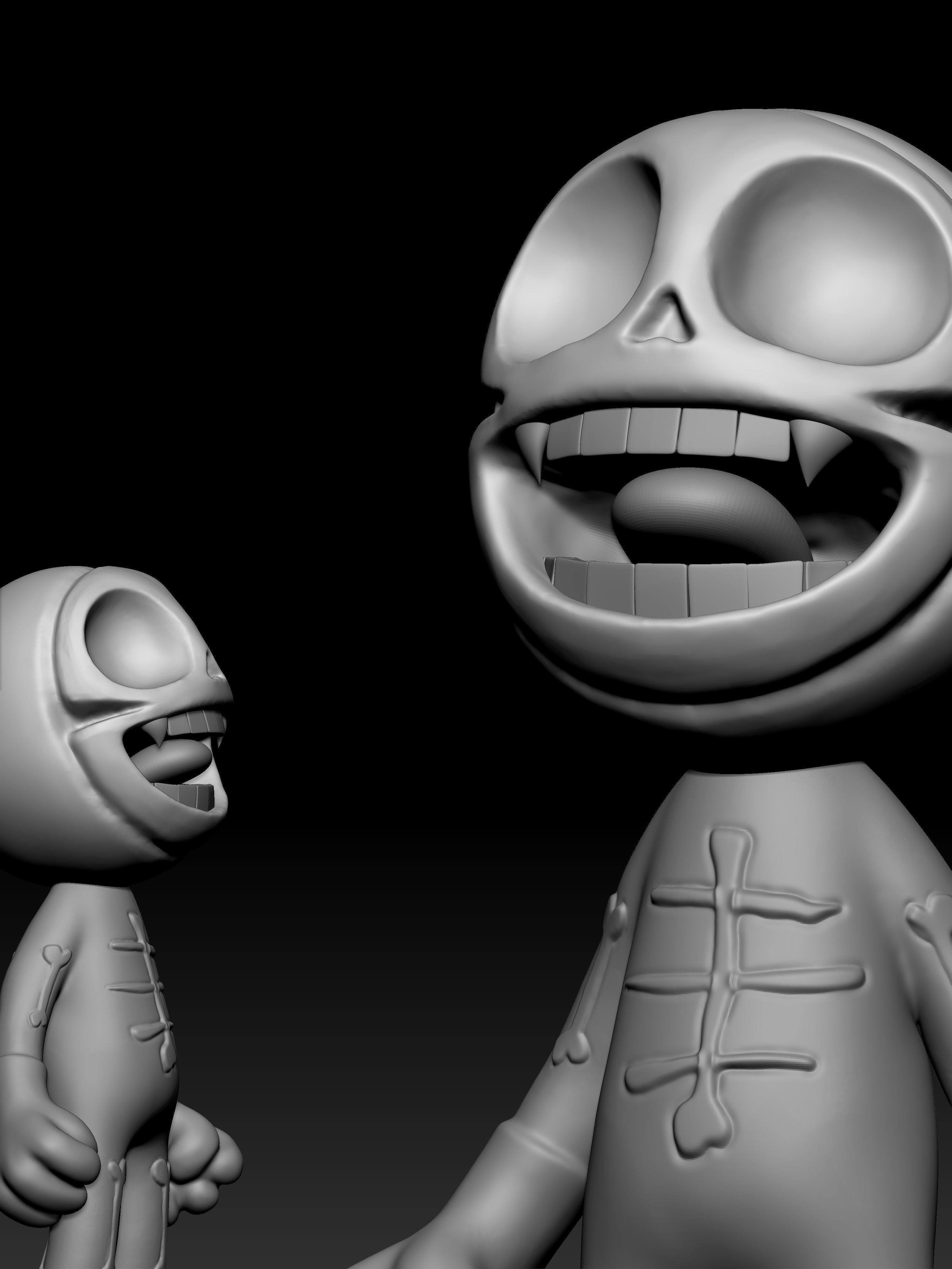 Bone man 080 3D print model_2