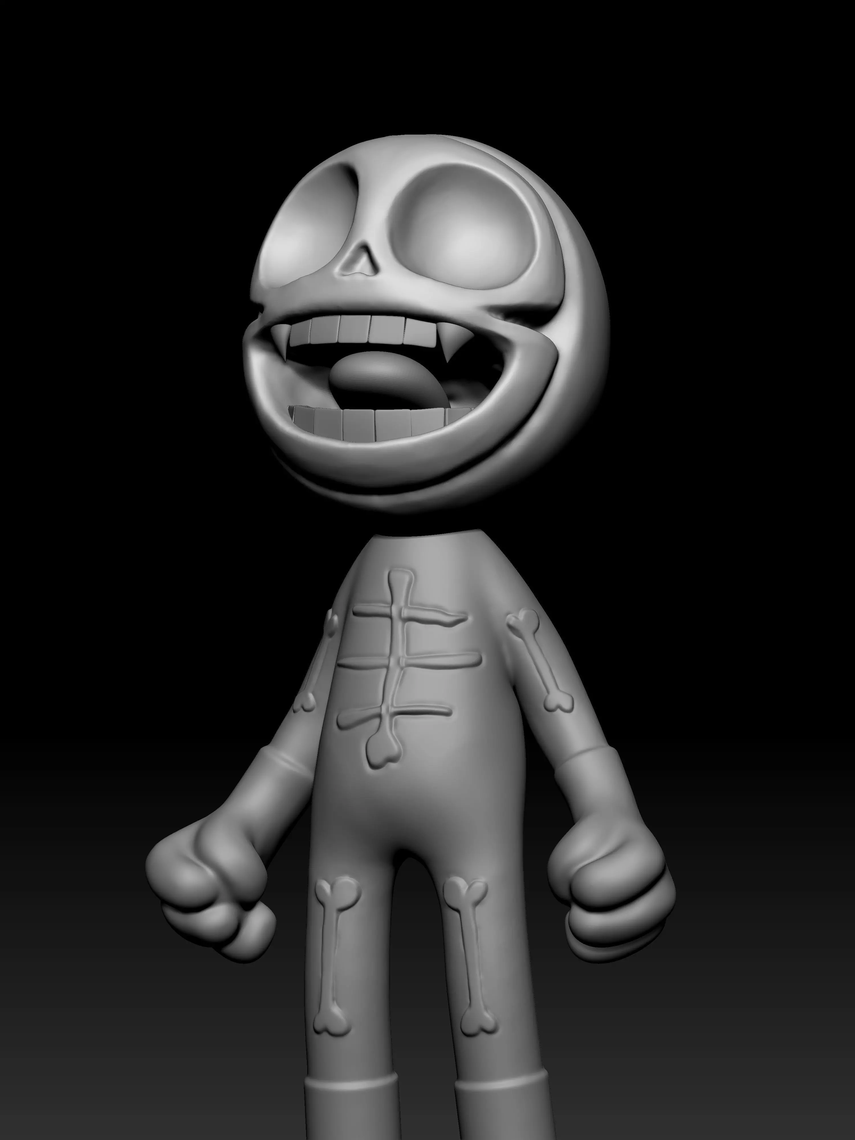 Bone man 080 3D print model_0