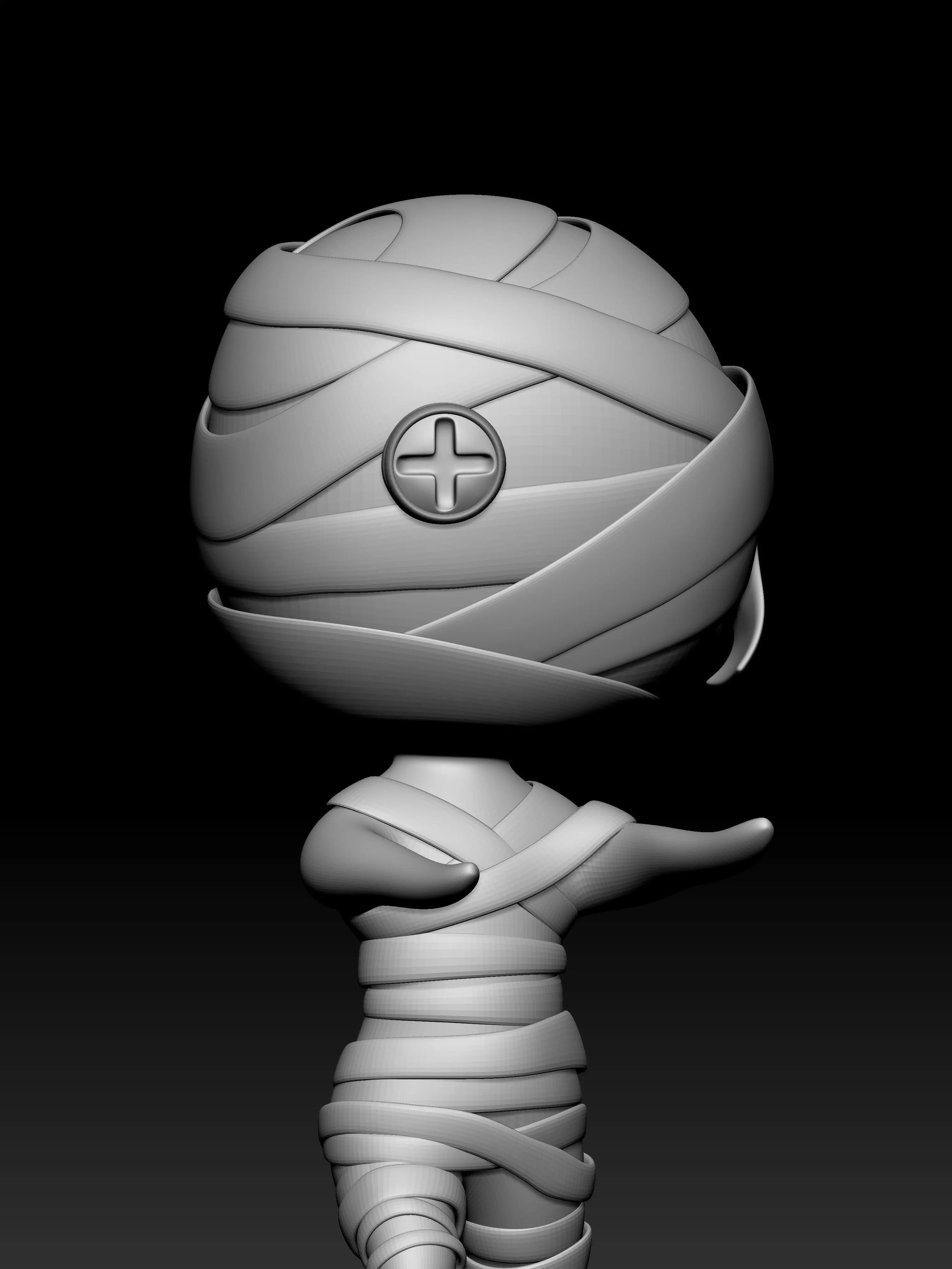 Bone man 090 3D print model_0