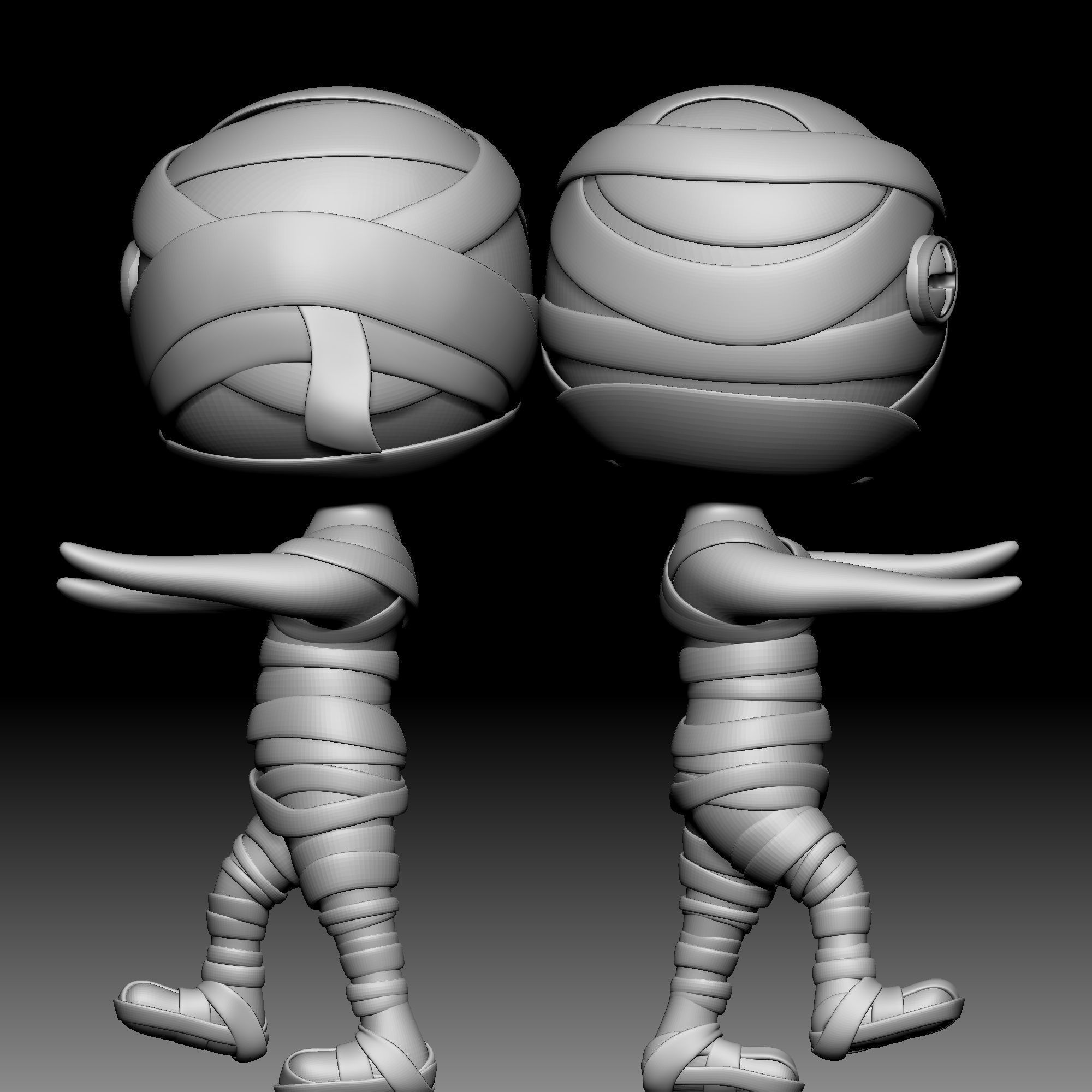 Bone man 090 3D print model_4