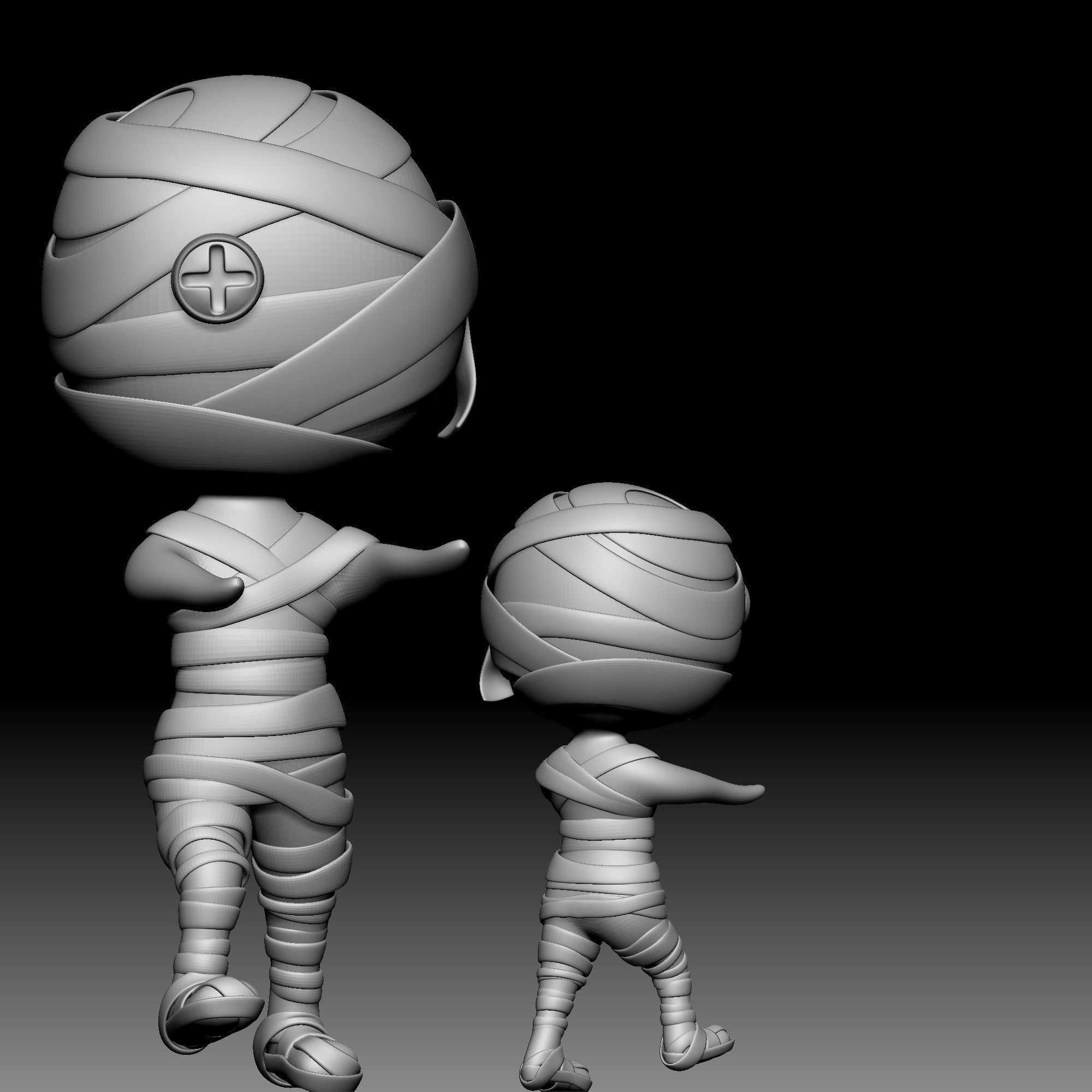 Bone man 090 3D print model_3