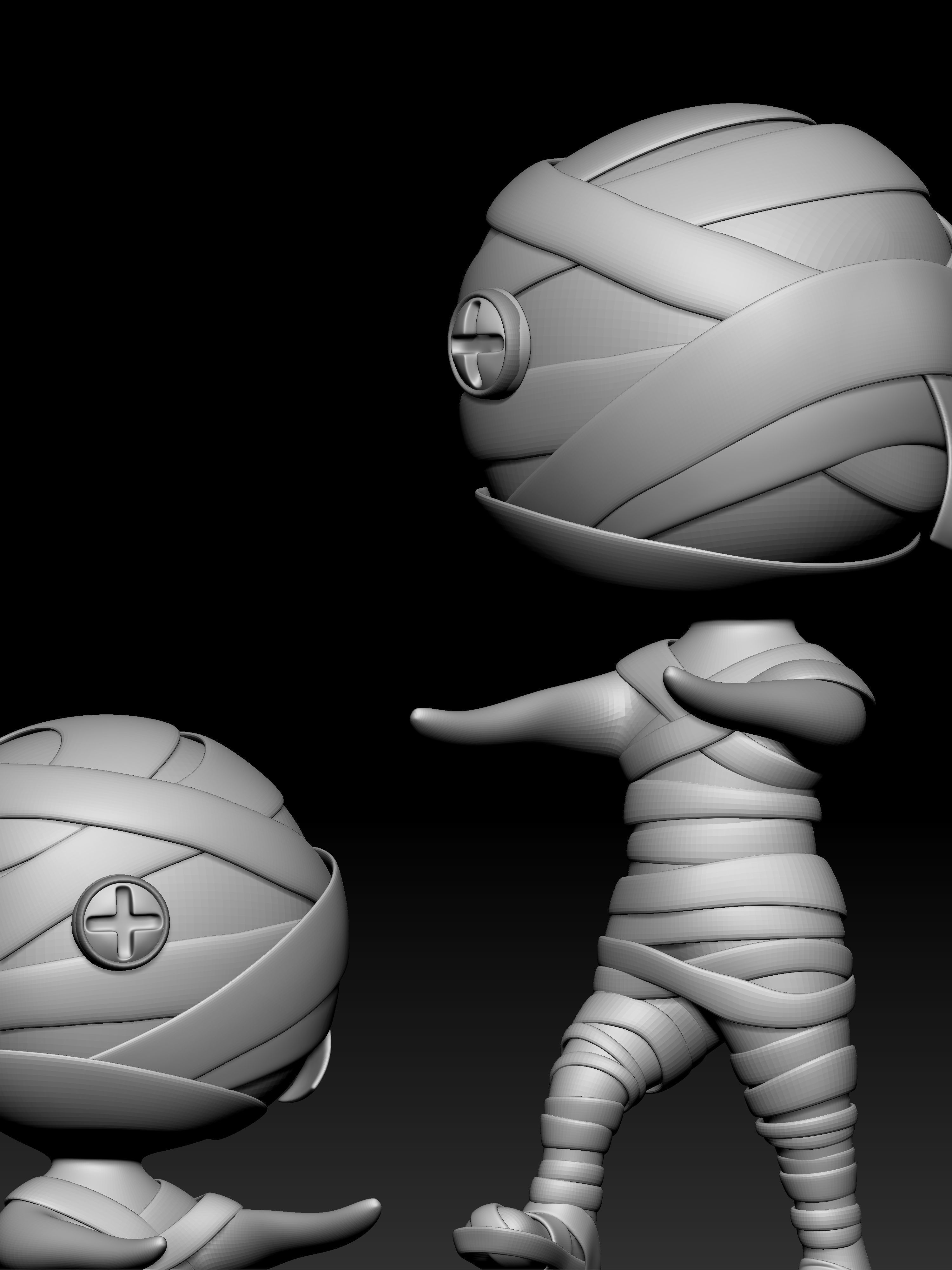 Bone man 090 3D print model_2