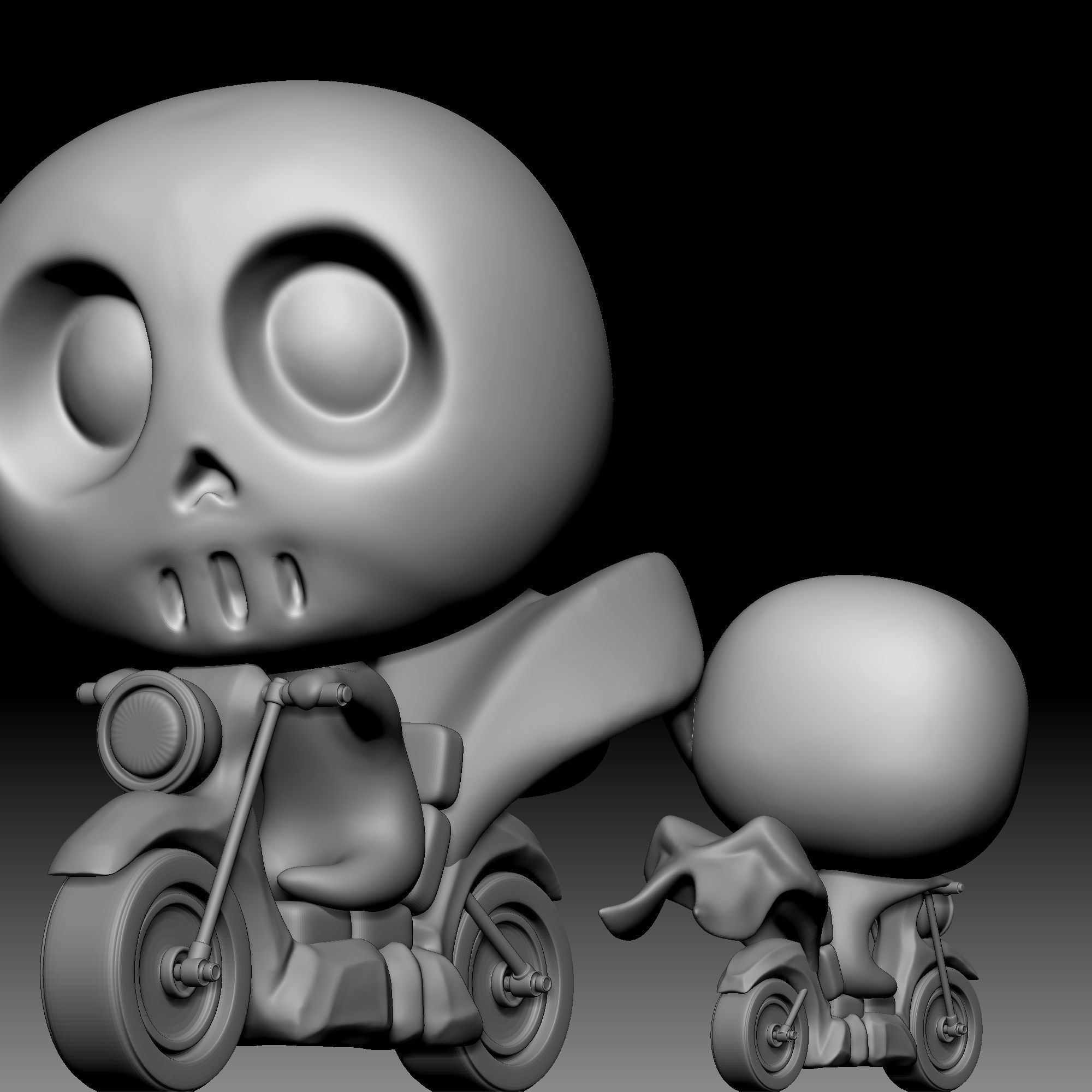 Bone man 0100 3D print model_3