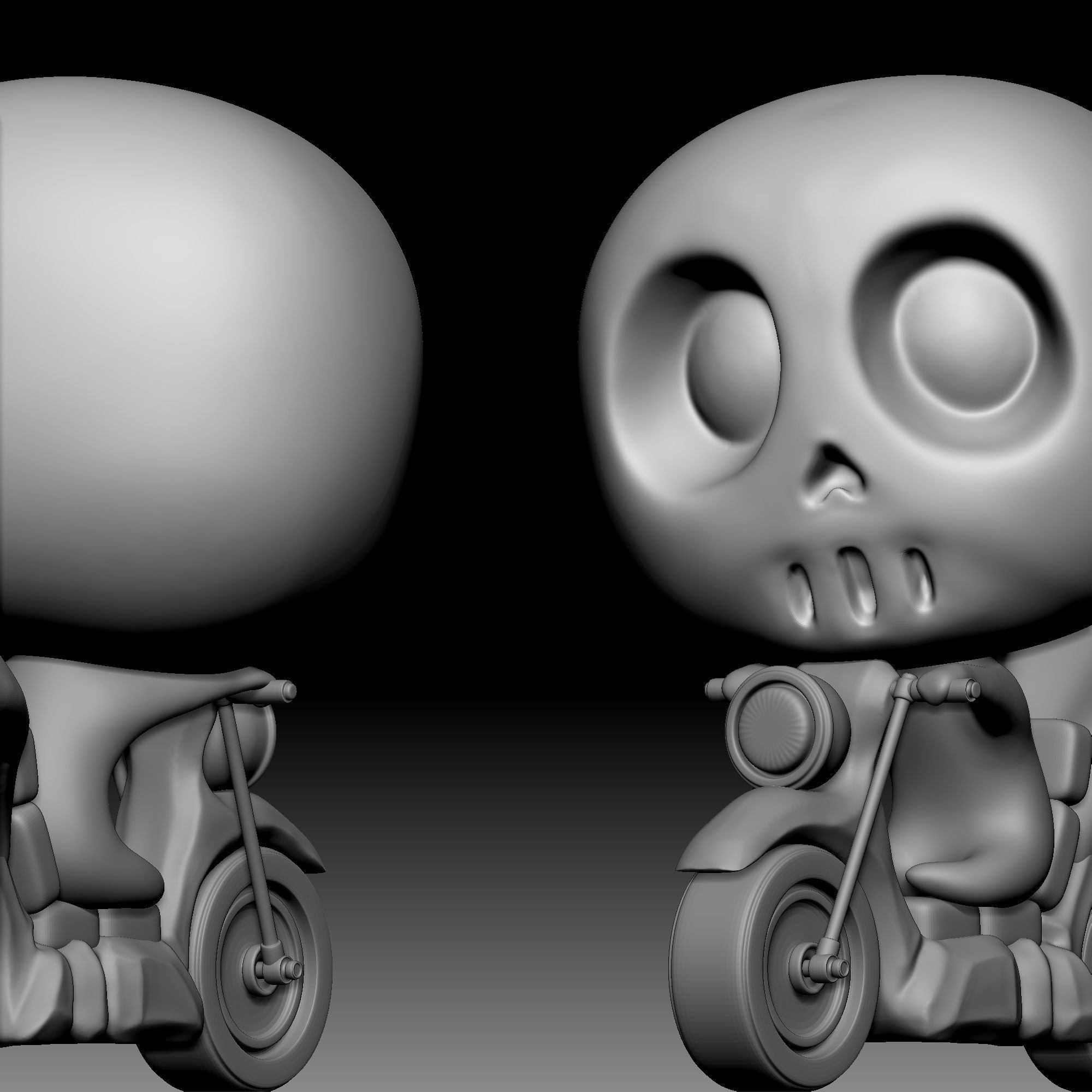 Bone man 0100 3D print model_4