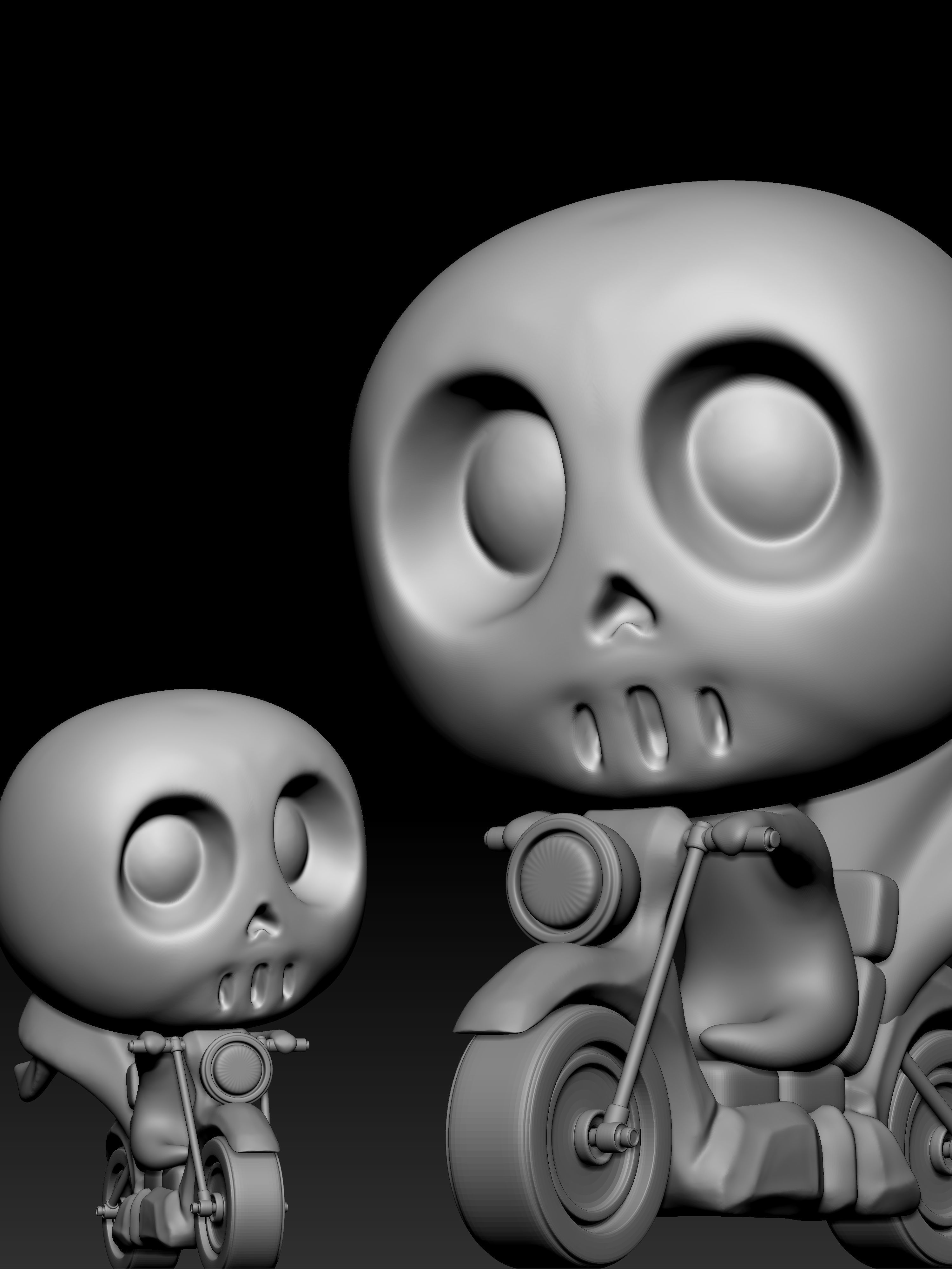 Bone man 0100 3D print model_2