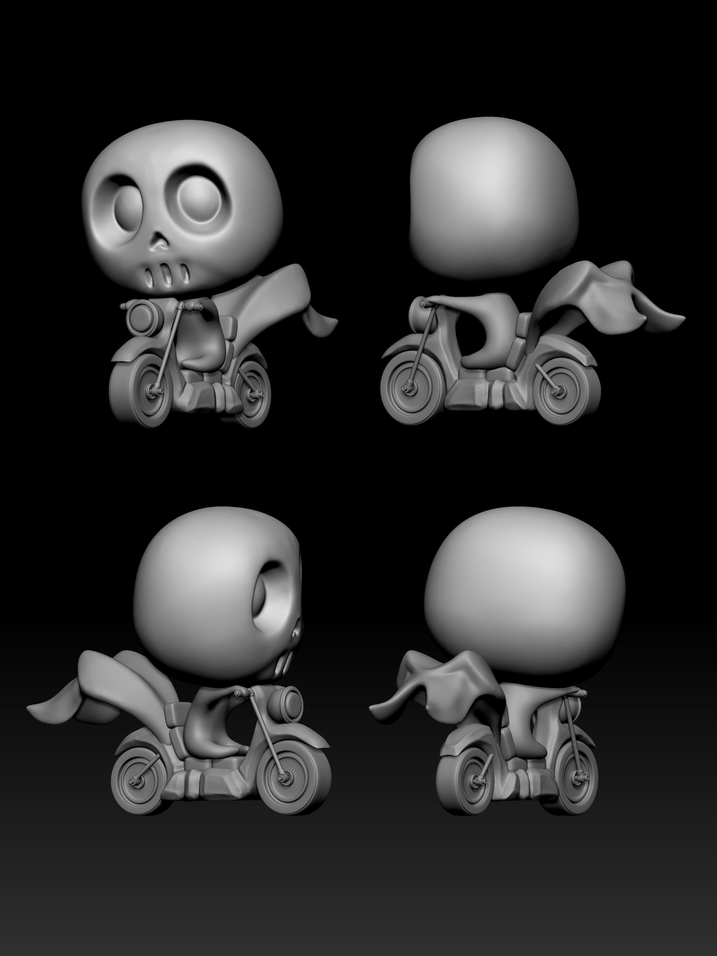 Bone man 0100 3D print model_1