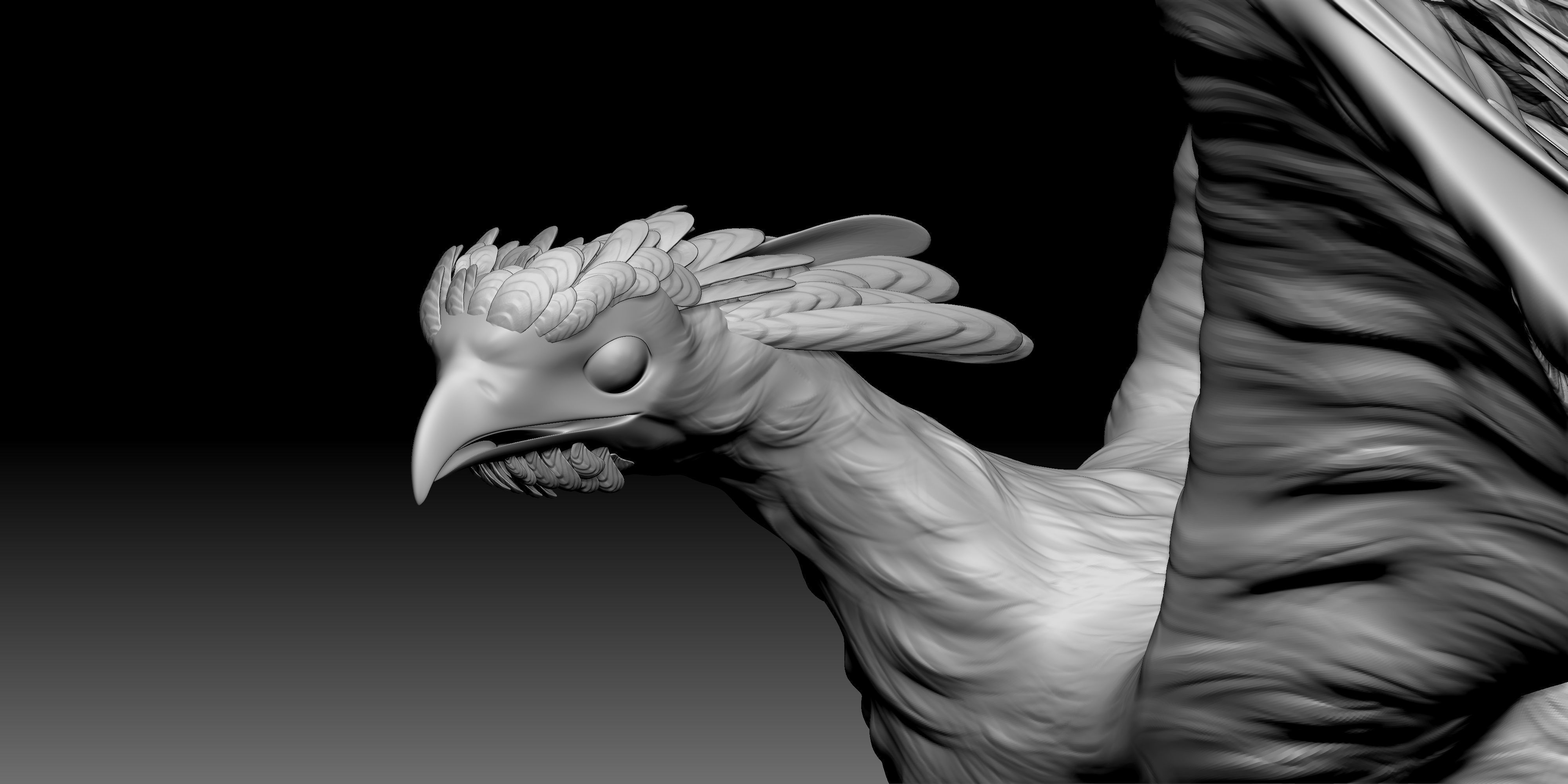 Secrectarybird 3D print model_5
