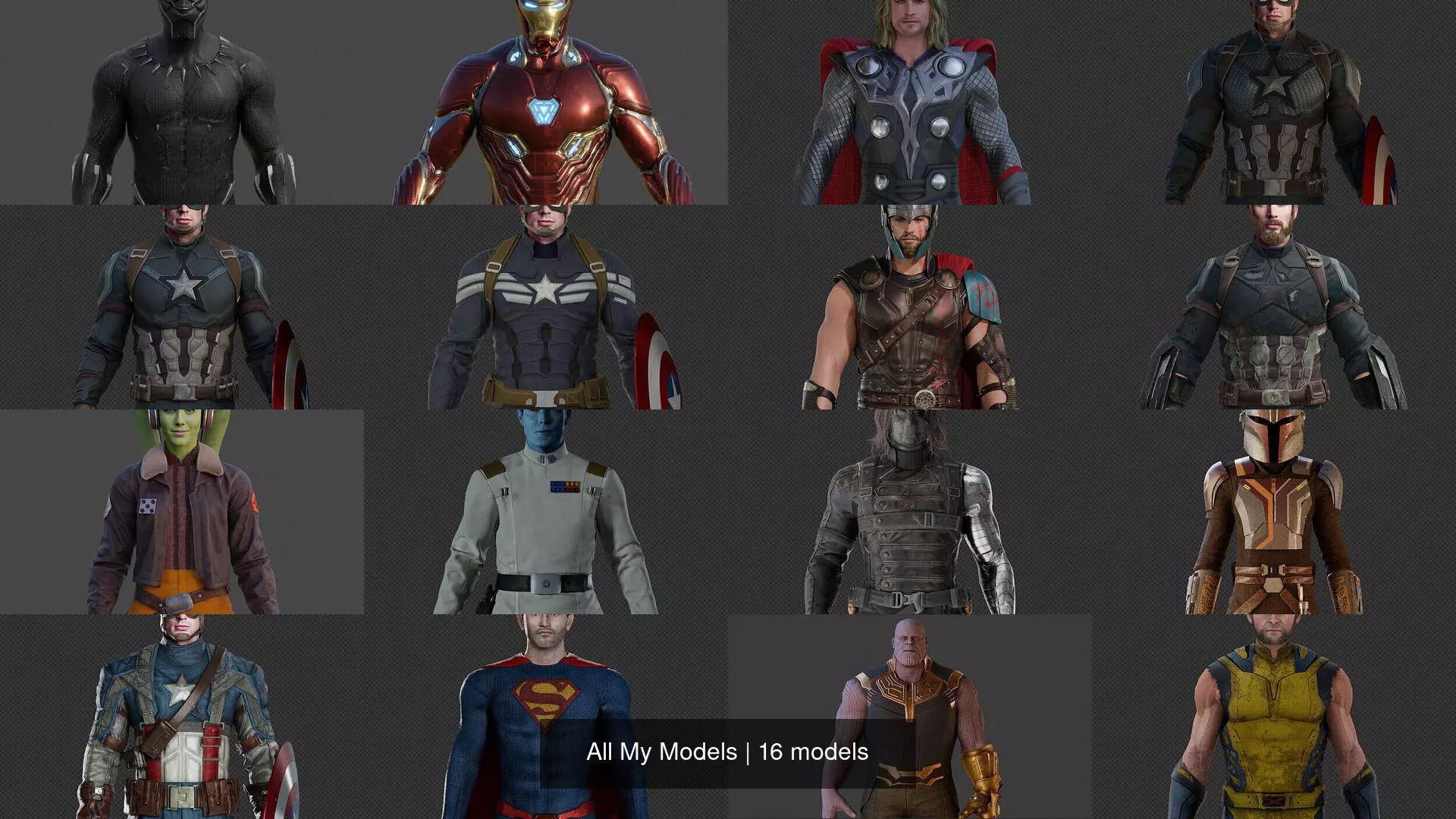 All My Models 3D Model Collection_0