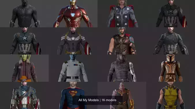 All My Models 3D Model Collection