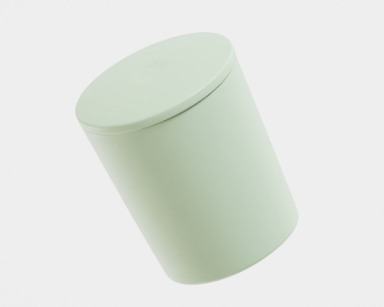 Cup with lid Low-poly 3D model_4