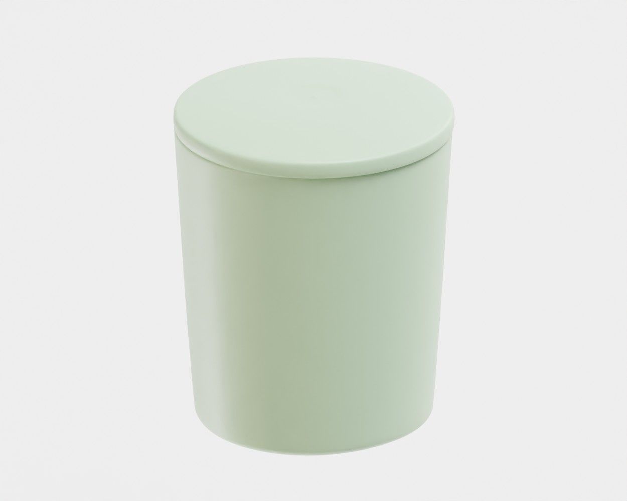 Cup with lid Low-poly 3D model_1