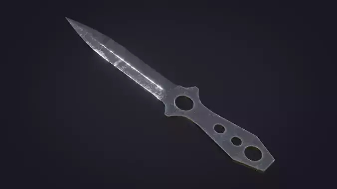 Throwing knife PBR Game Ready