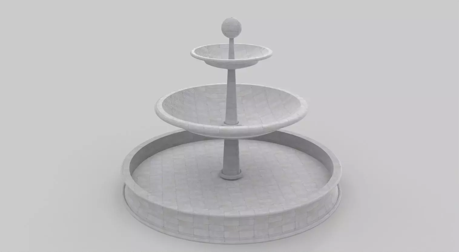 Fuente de Concreto 3D model_0