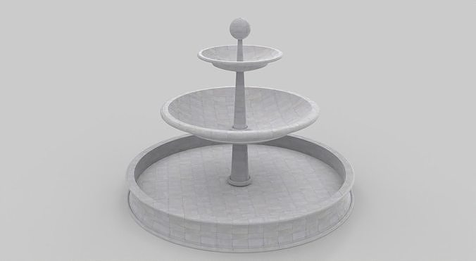 Fuente de Concreto 3D model