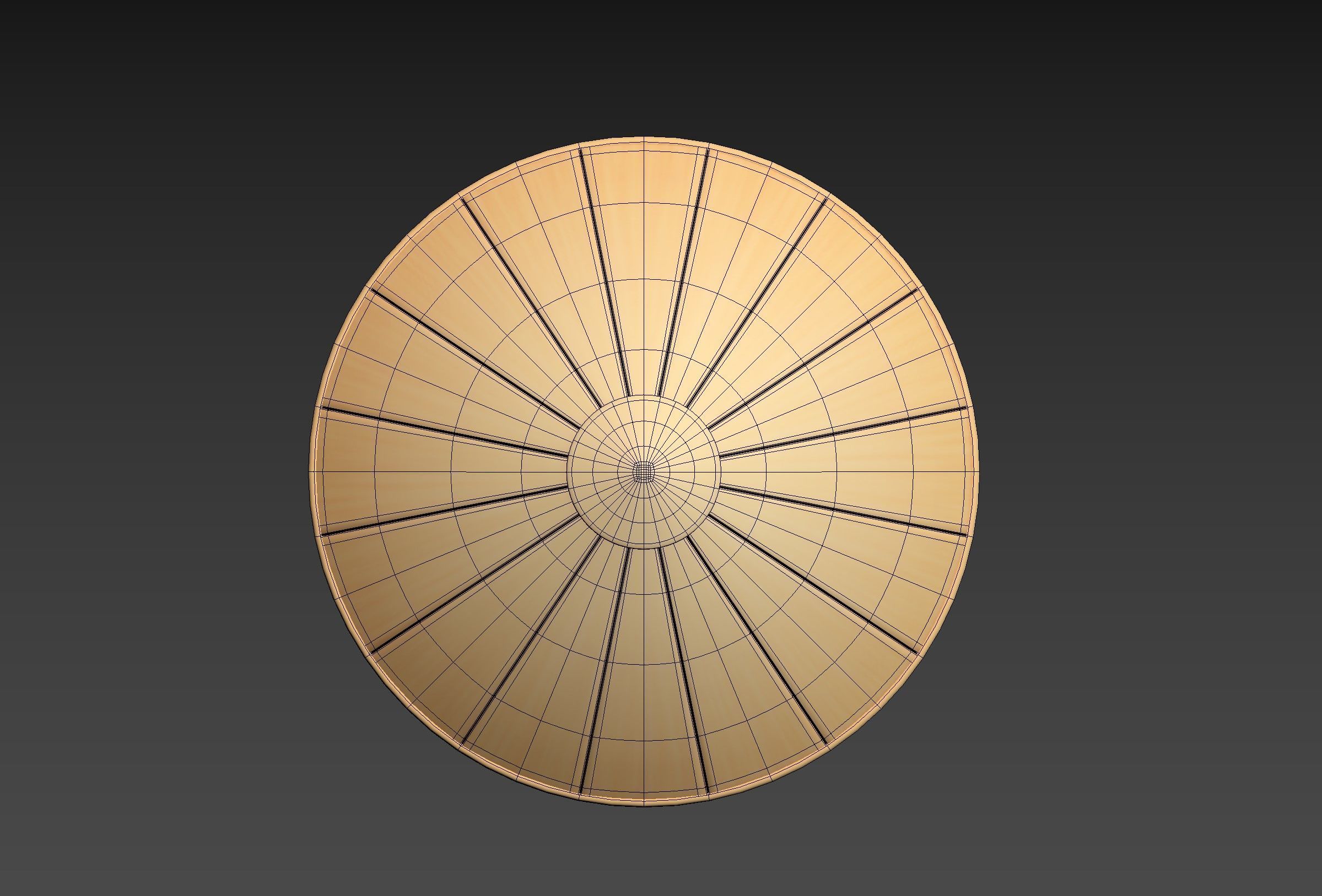 Hat041 Bamboo Hat 3D model_17