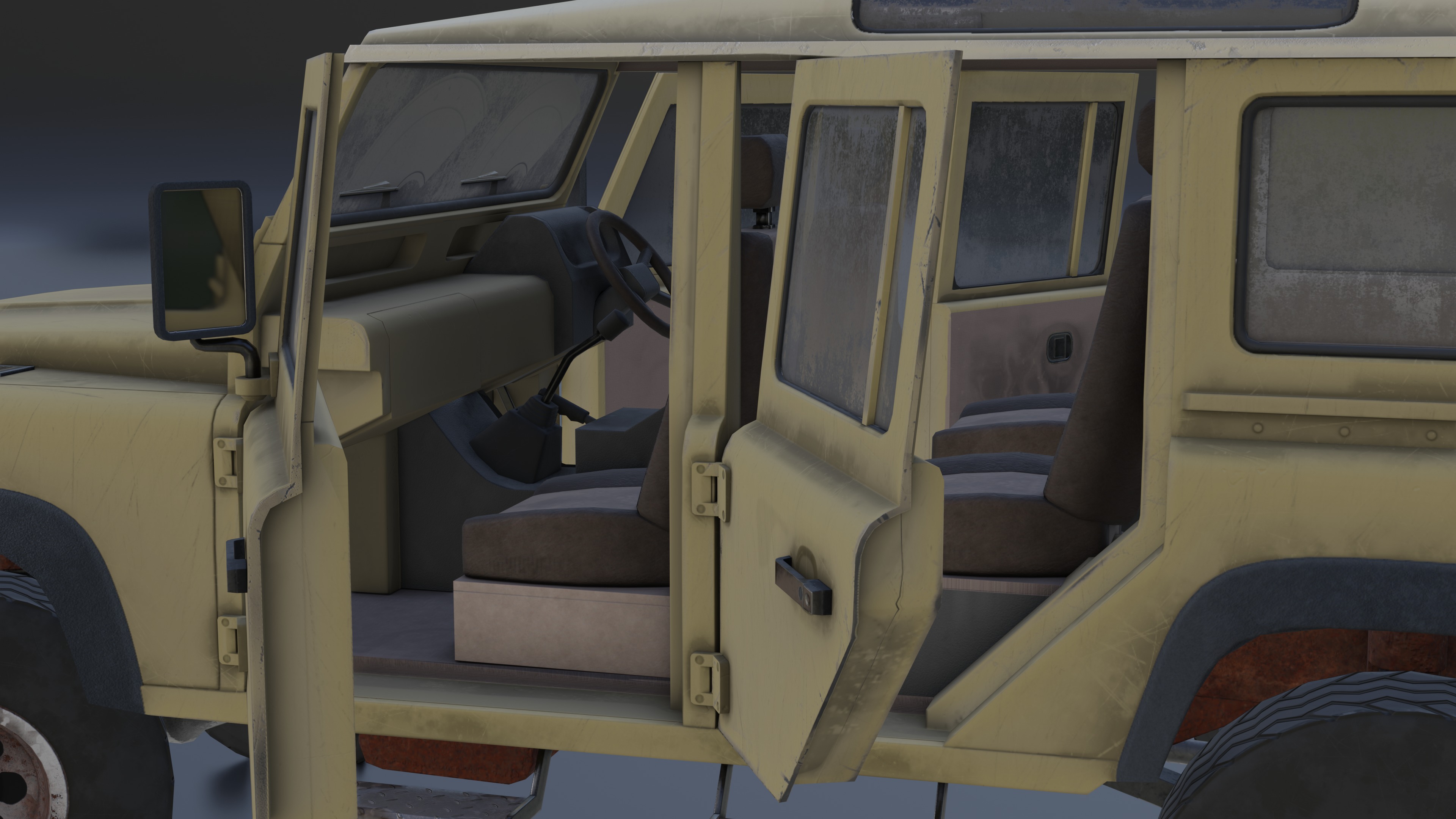 Ranover Offender With 13 Replaceable Attachments Low-poly 3D model_15