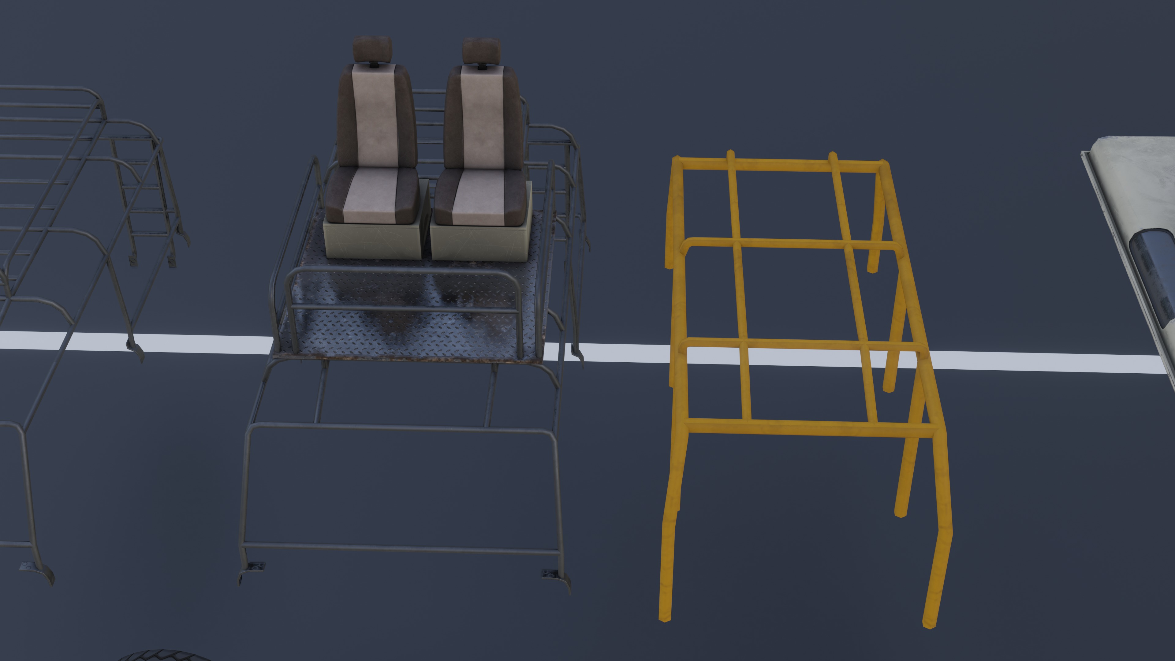 Ranover Offender With 13 Replaceable Attachments Low-poly 3D model_9