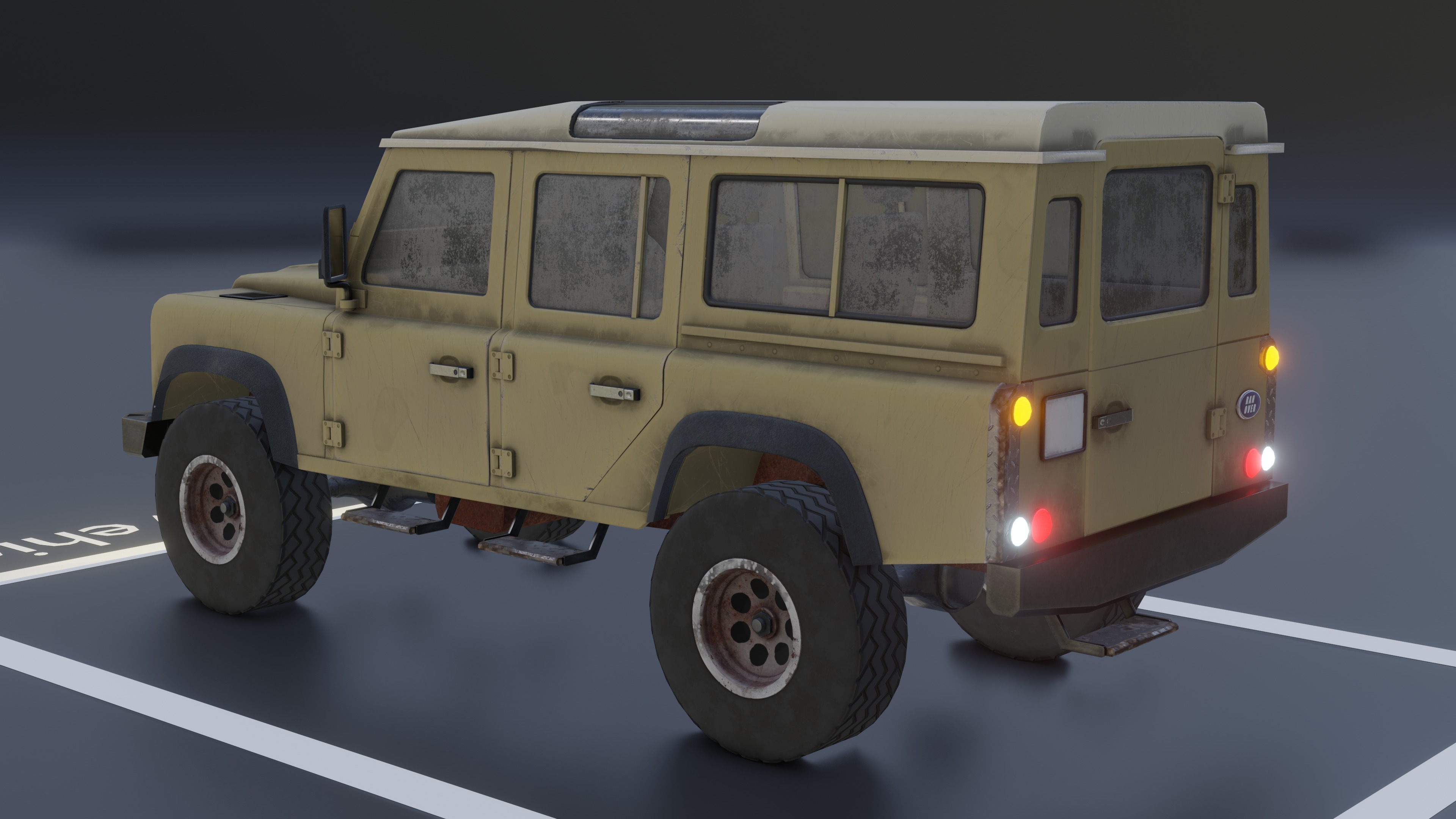 Ranover Offender With 13 Replaceable Attachments Low-poly 3D model_13