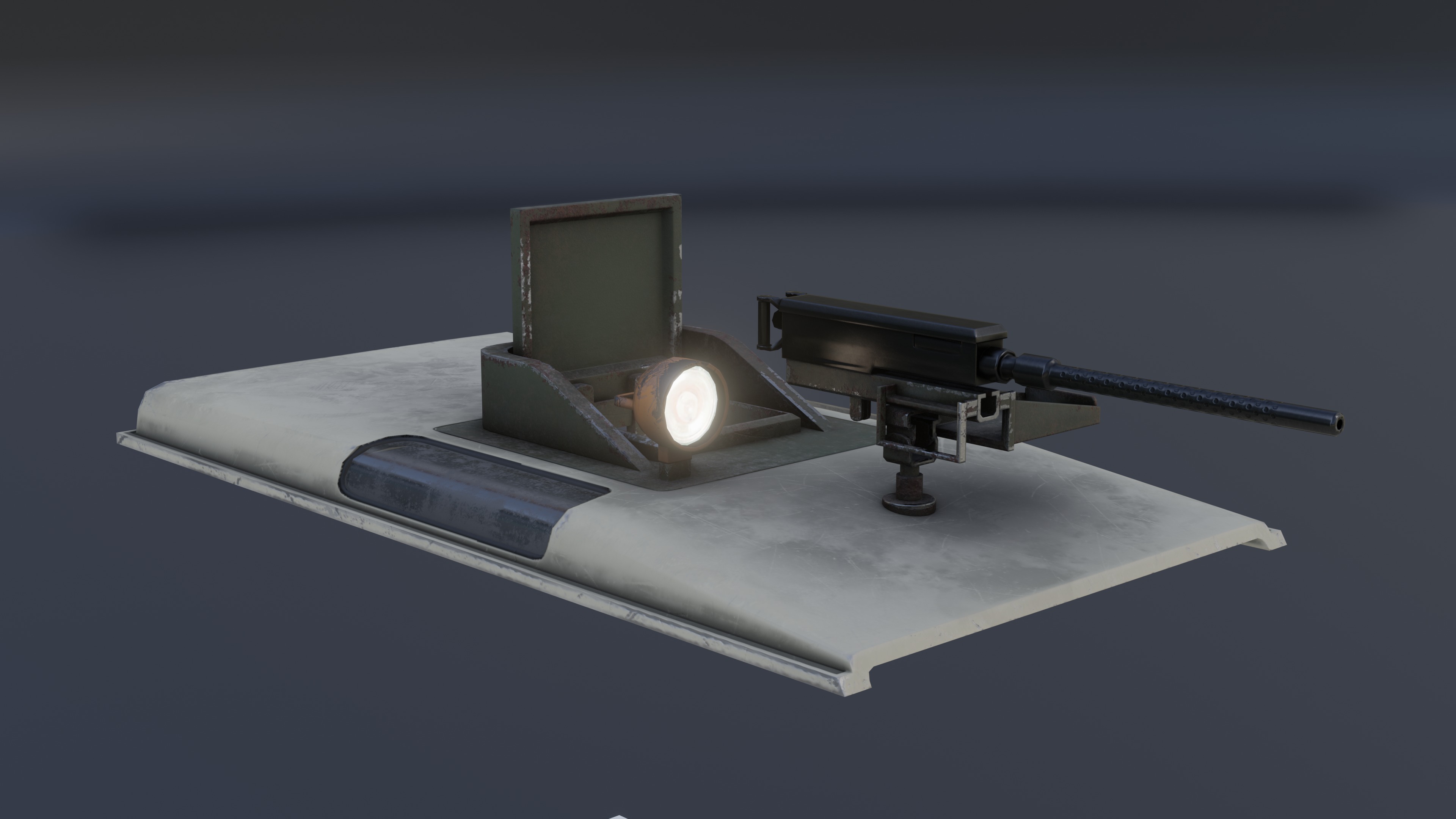 Ranover Offender With 13 Replaceable Attachments Low-poly 3D model_10