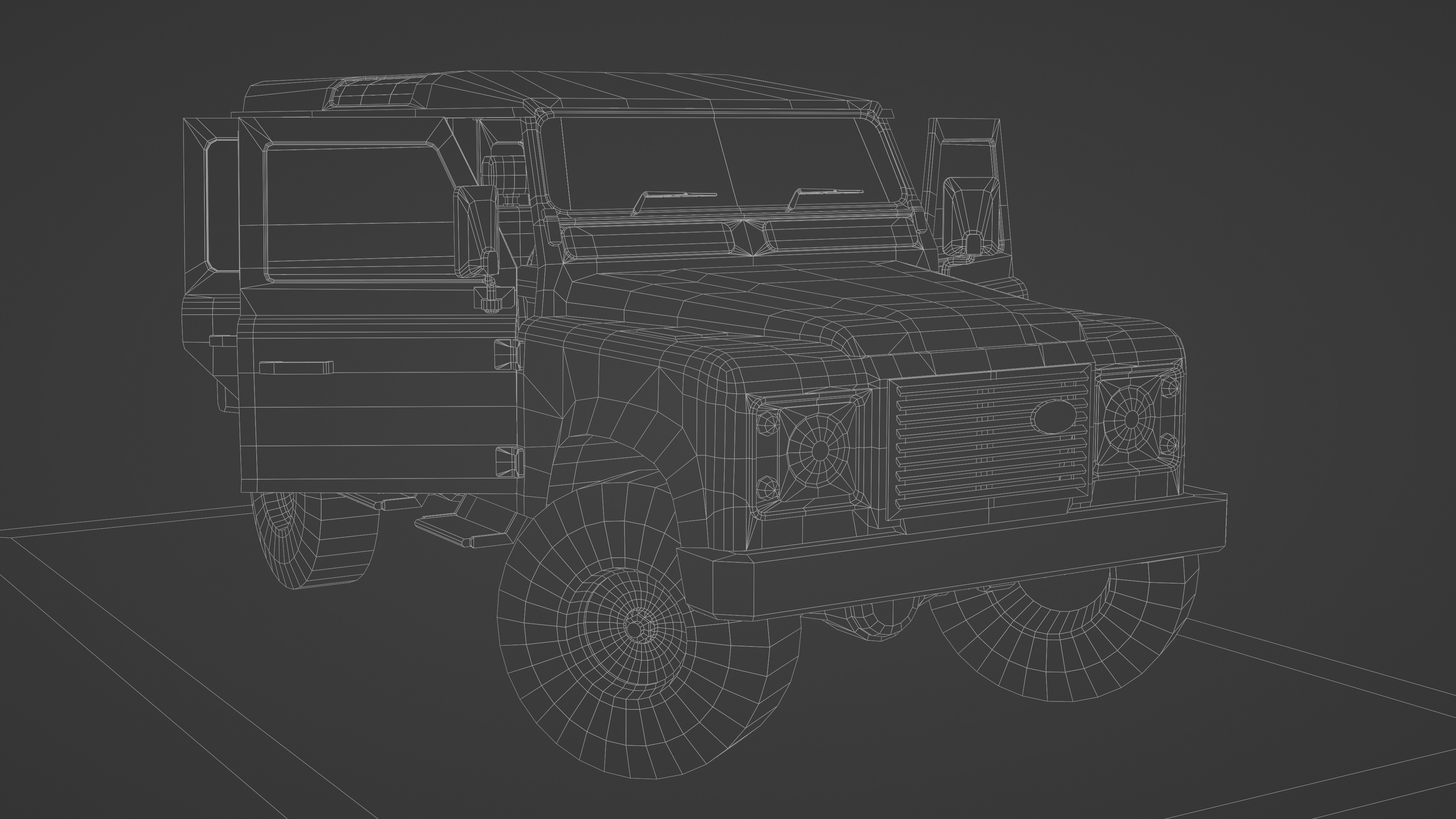 Ranover Offender With 13 Replaceable Attachments Low-poly 3D model_20