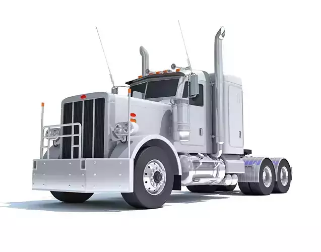 Generic Semi Truck Sleeper Cab 3D model