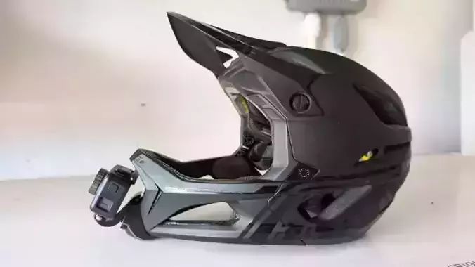 Chin Mount for Troy Lee Designs Stage Helmet 3D print model