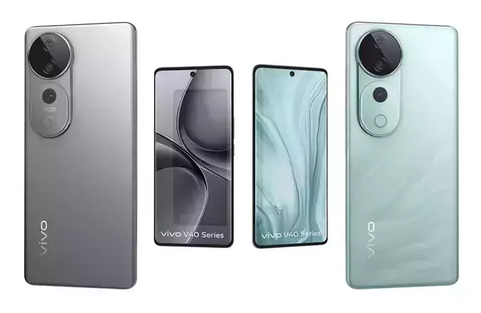 Vivo V40 Pro Gray And Meteor Blue
