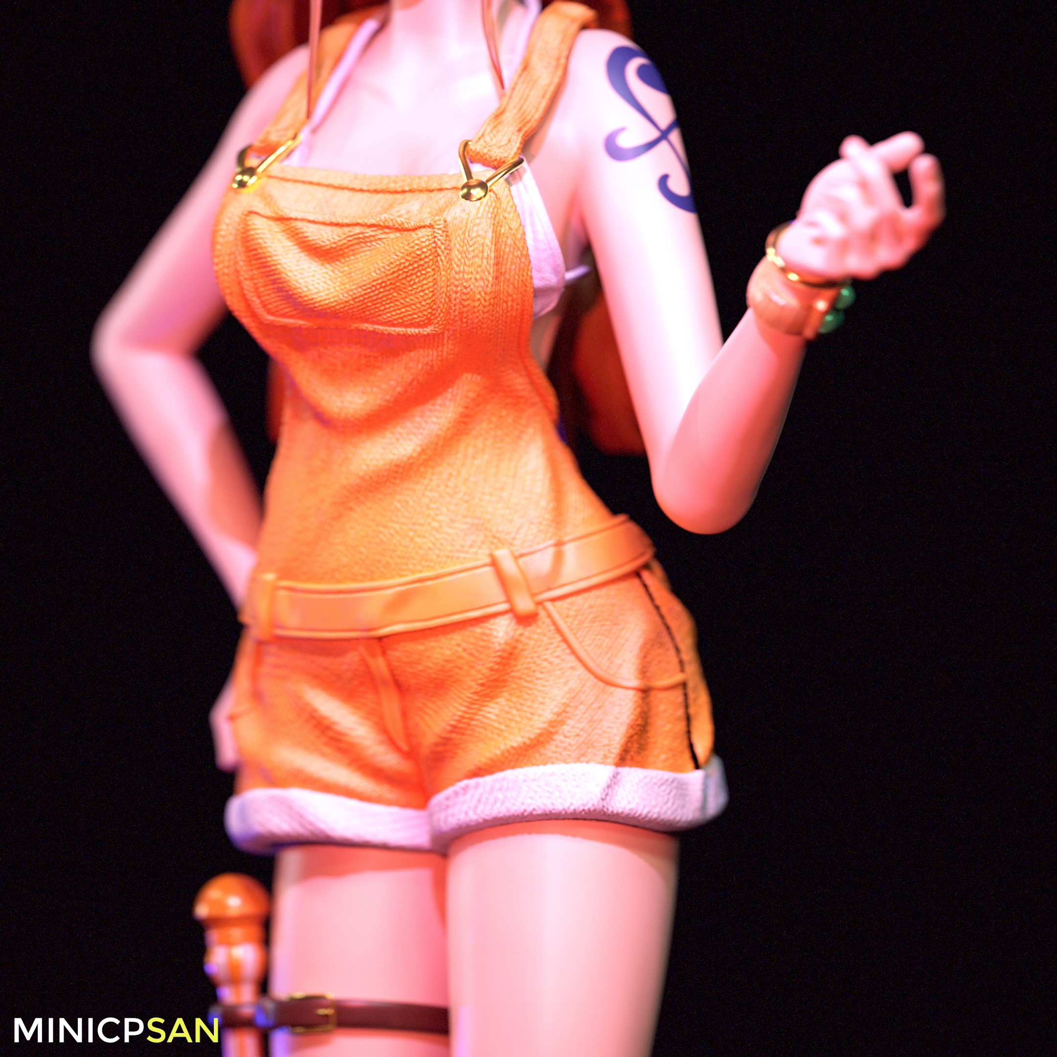 Nami Stampede Outfit 01 - One Piece Anime Figure 3D print model_13