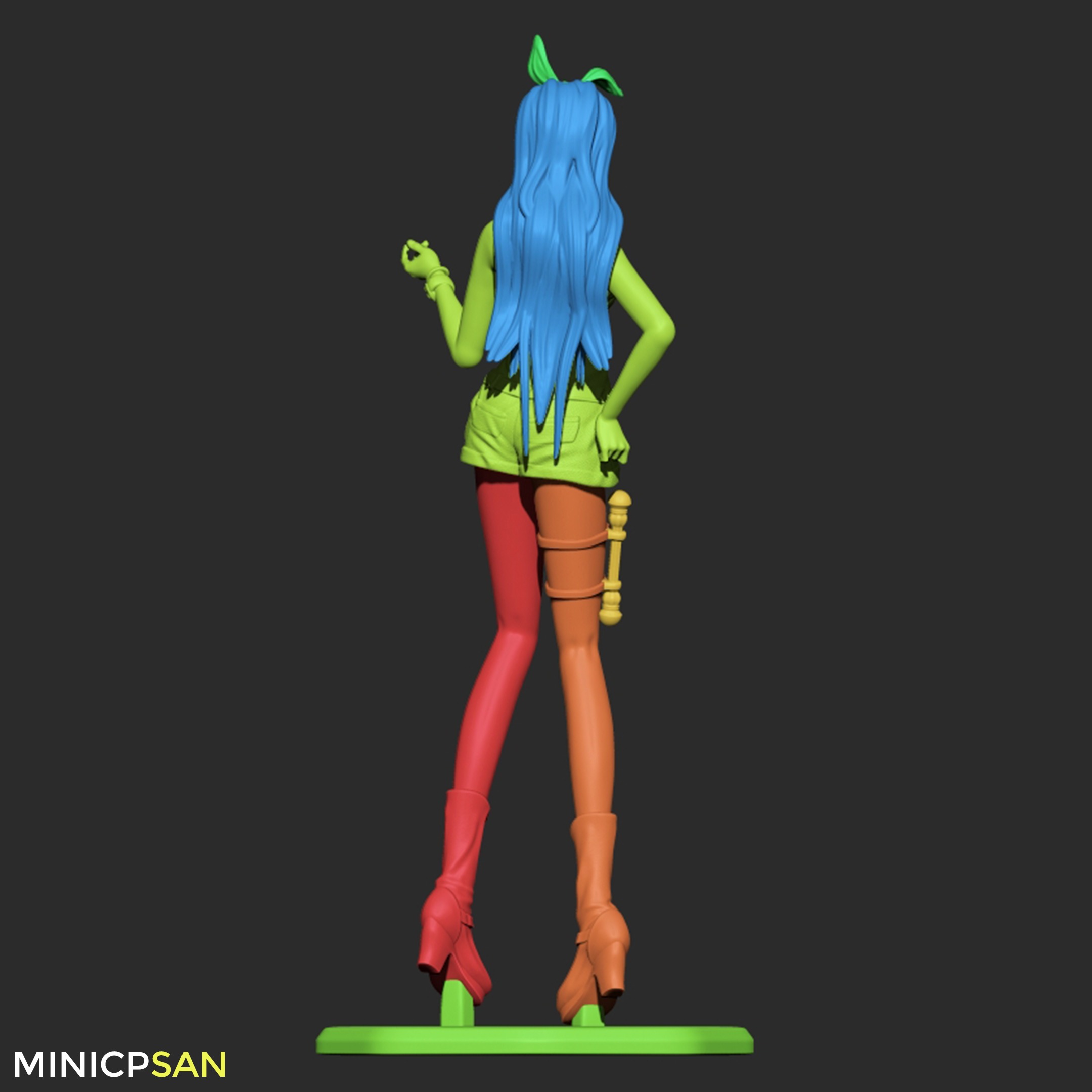 Nami Stampede Outfit 01 - One Piece Anime Figure 3D print model_17