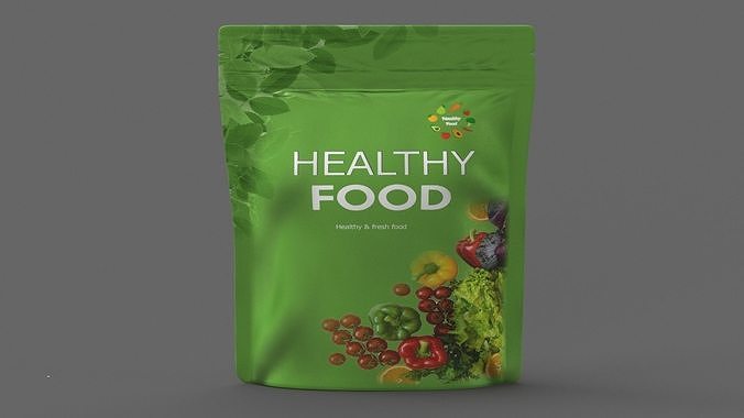stand up pouch collection v2 PBR 3D model 3