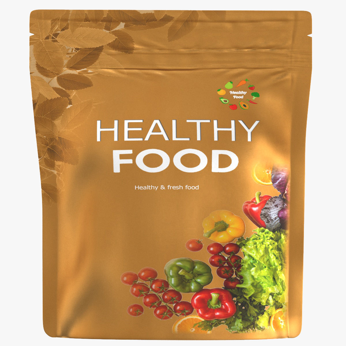 stand up pouch collection v2 PBR 3D model_5