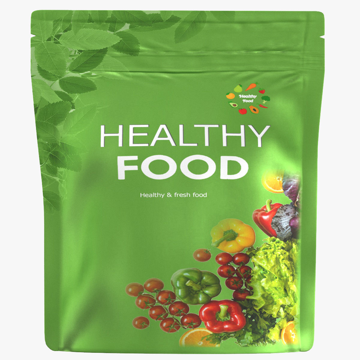 stand up pouch collection v2 PBR 3D model_1