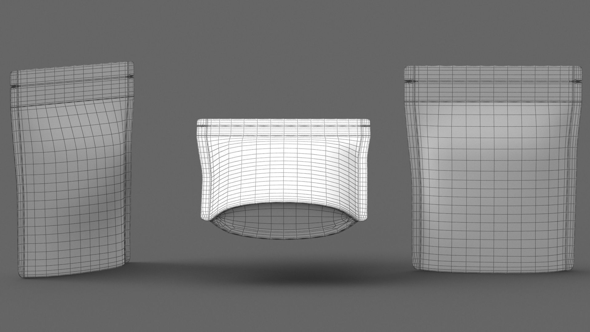 stand up pouch collection v2 PBR 3D model_25