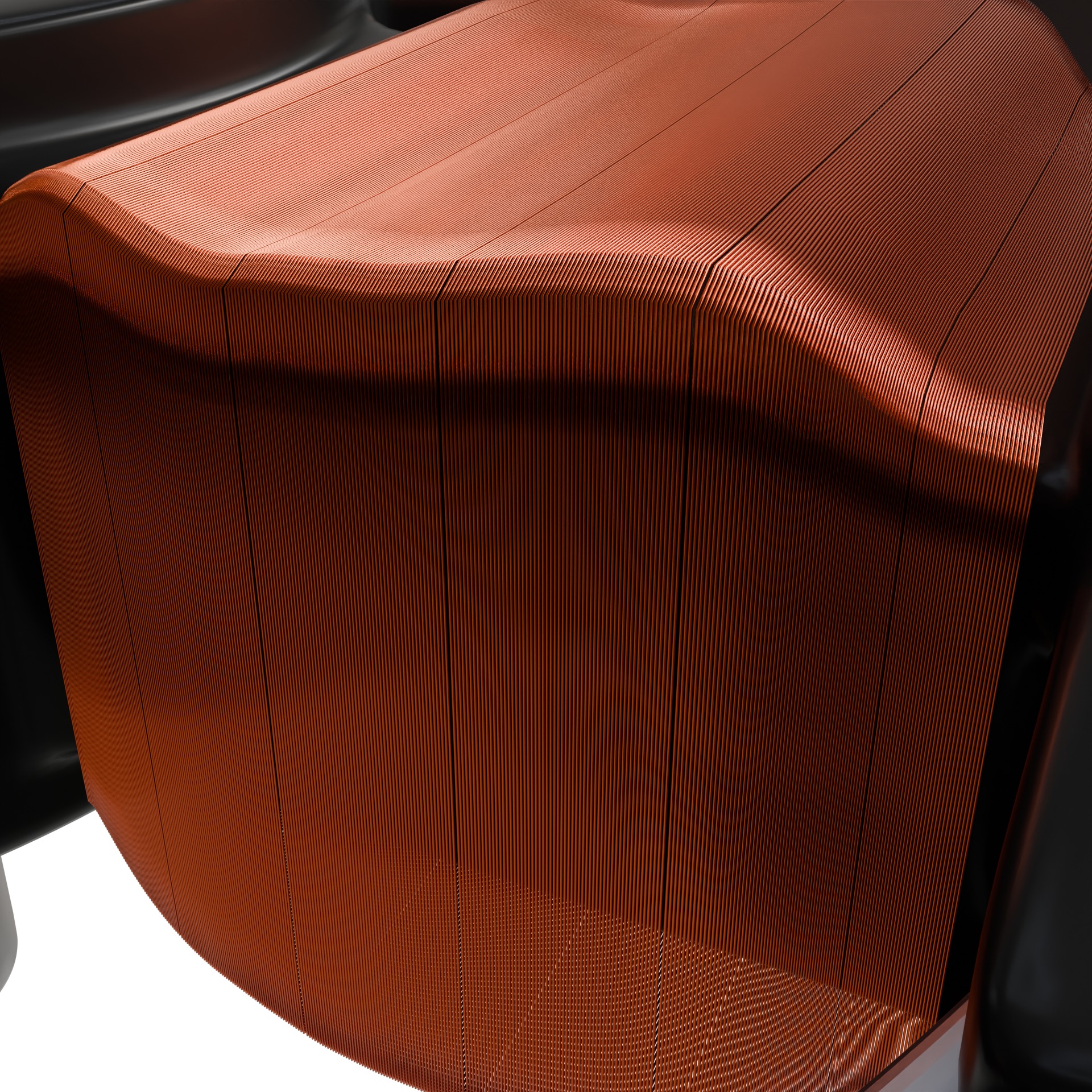 BLDC Motor with Fan Attachment Low-poly 3D model_3