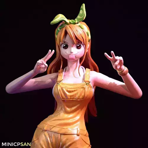 Nami Stampede Outfit 02 - One Piece Anime Figure 3D print model