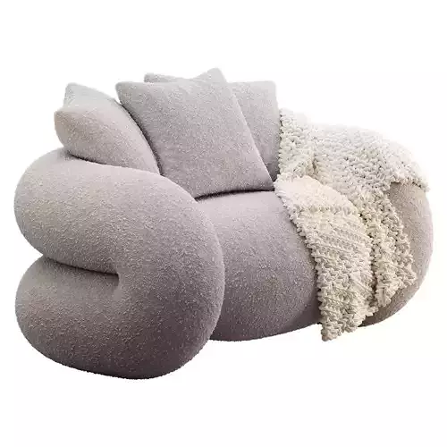 Octane Chair Low-poly 3D model