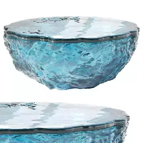 Ice Side Table Resin Coffee Table