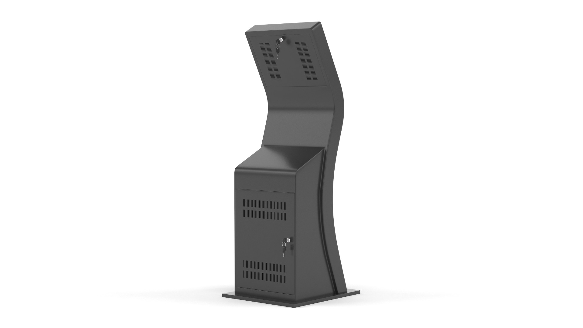 Electronic Kiosk 3D model_4