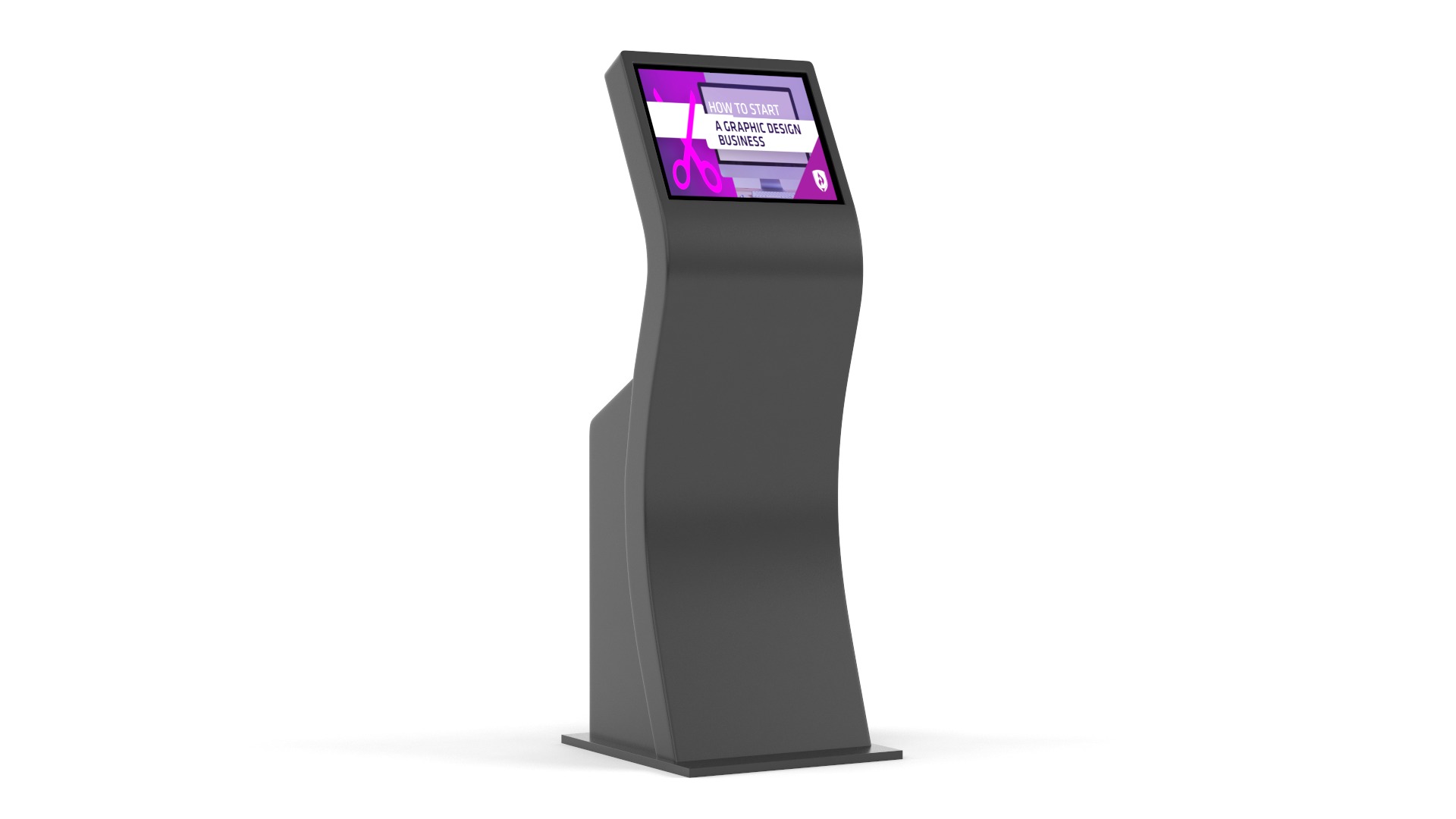 Electronic Kiosk 3D model_5