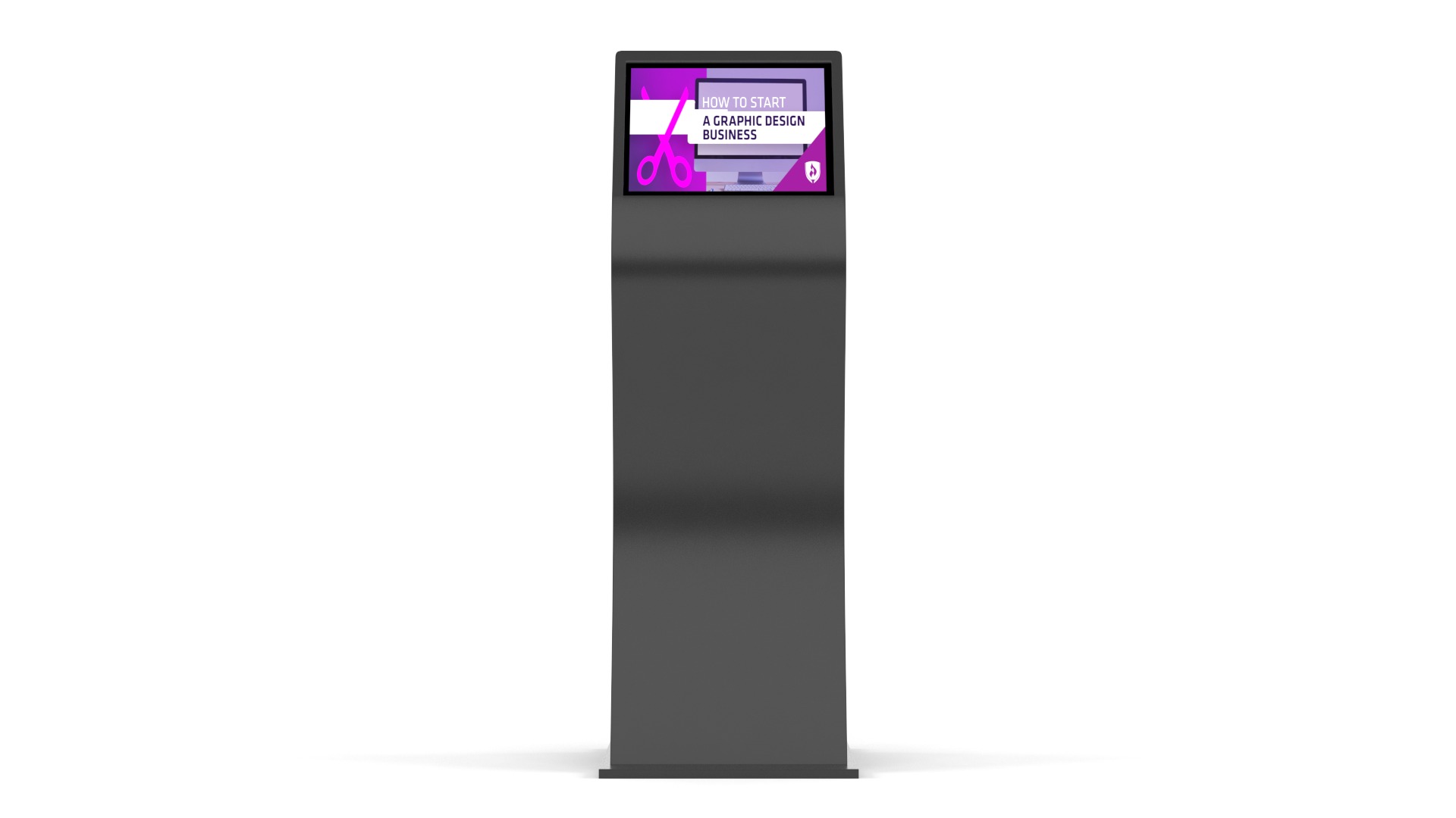 Electronic Kiosk 3D model_1