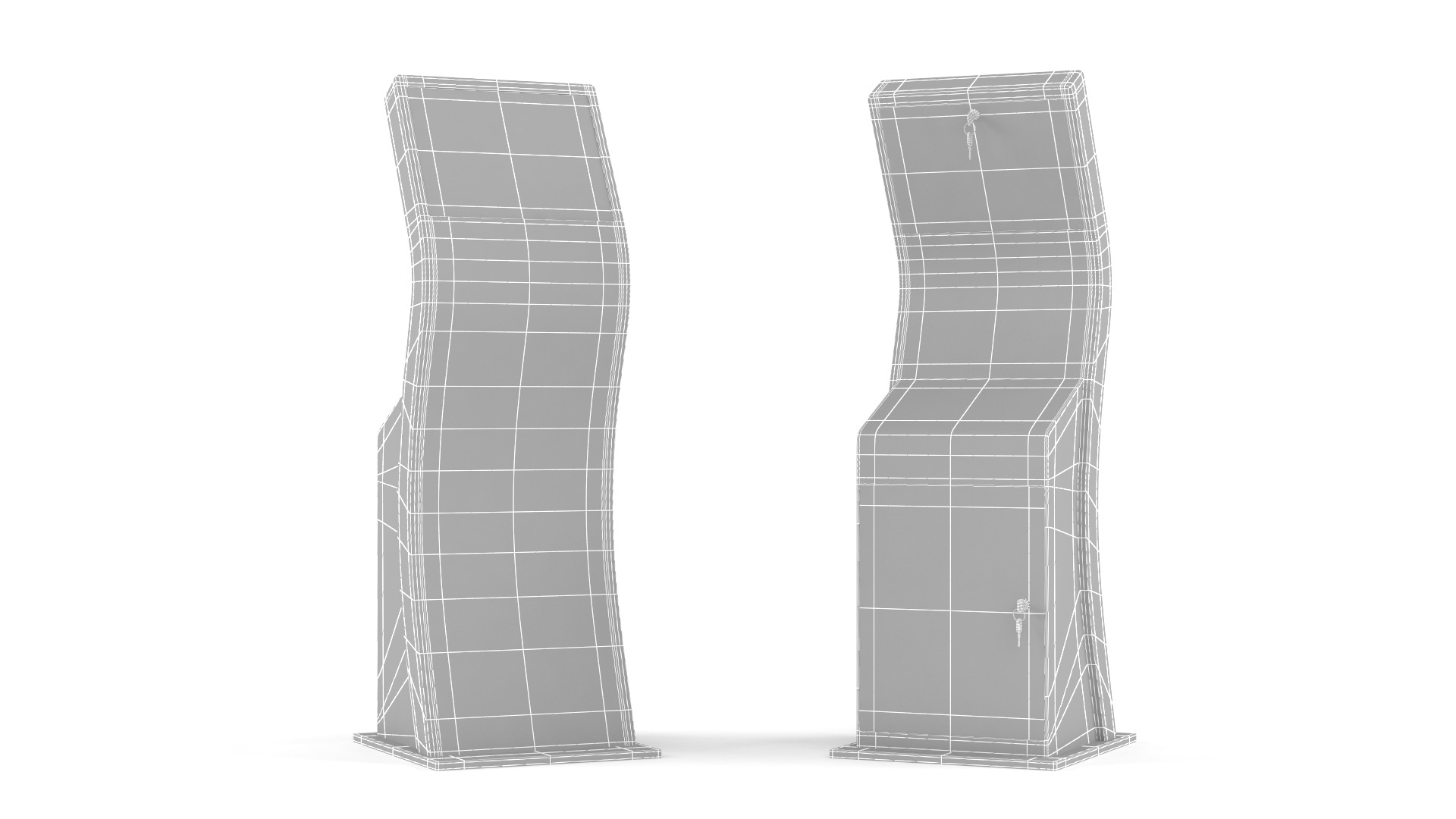 Electronic Kiosk 3D model_6