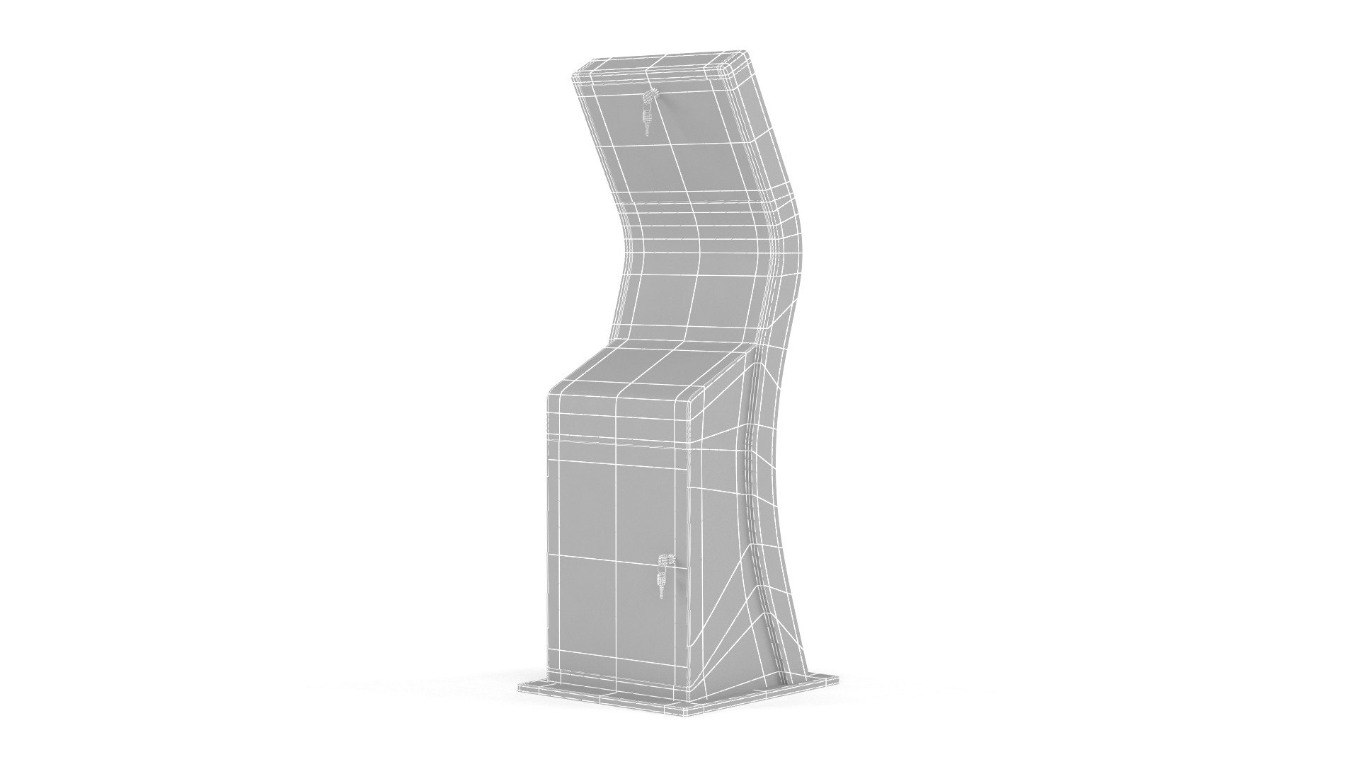 Electronic Kiosk 3D model_11
