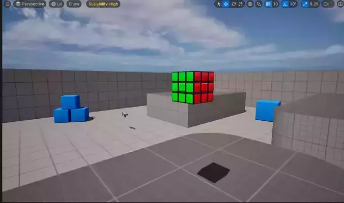 Rubiks cube system for UE5