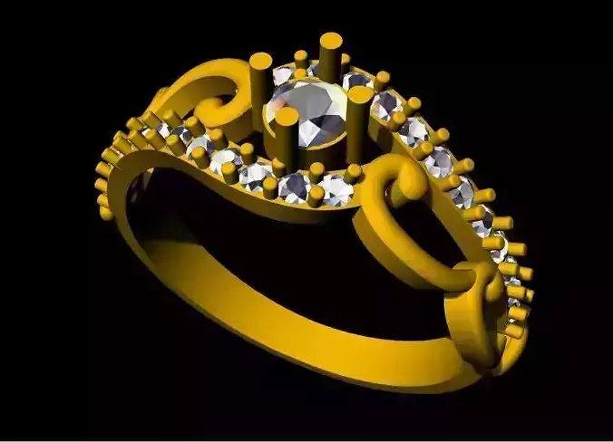 Cluster Ring 3dm file