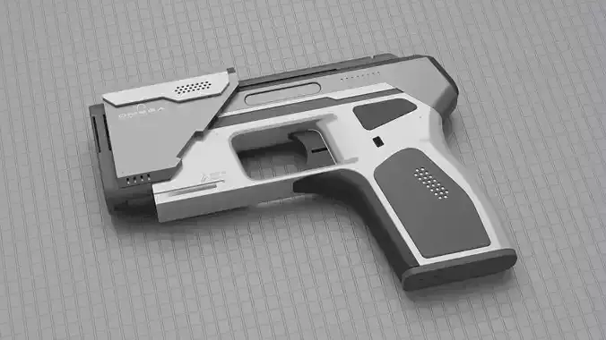 Sci-Fi compact weapon gun