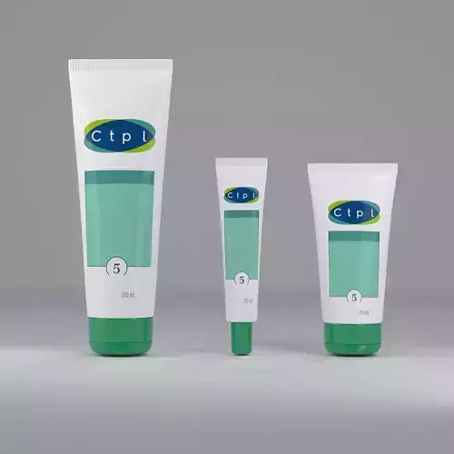Cetaphil products package 3D model