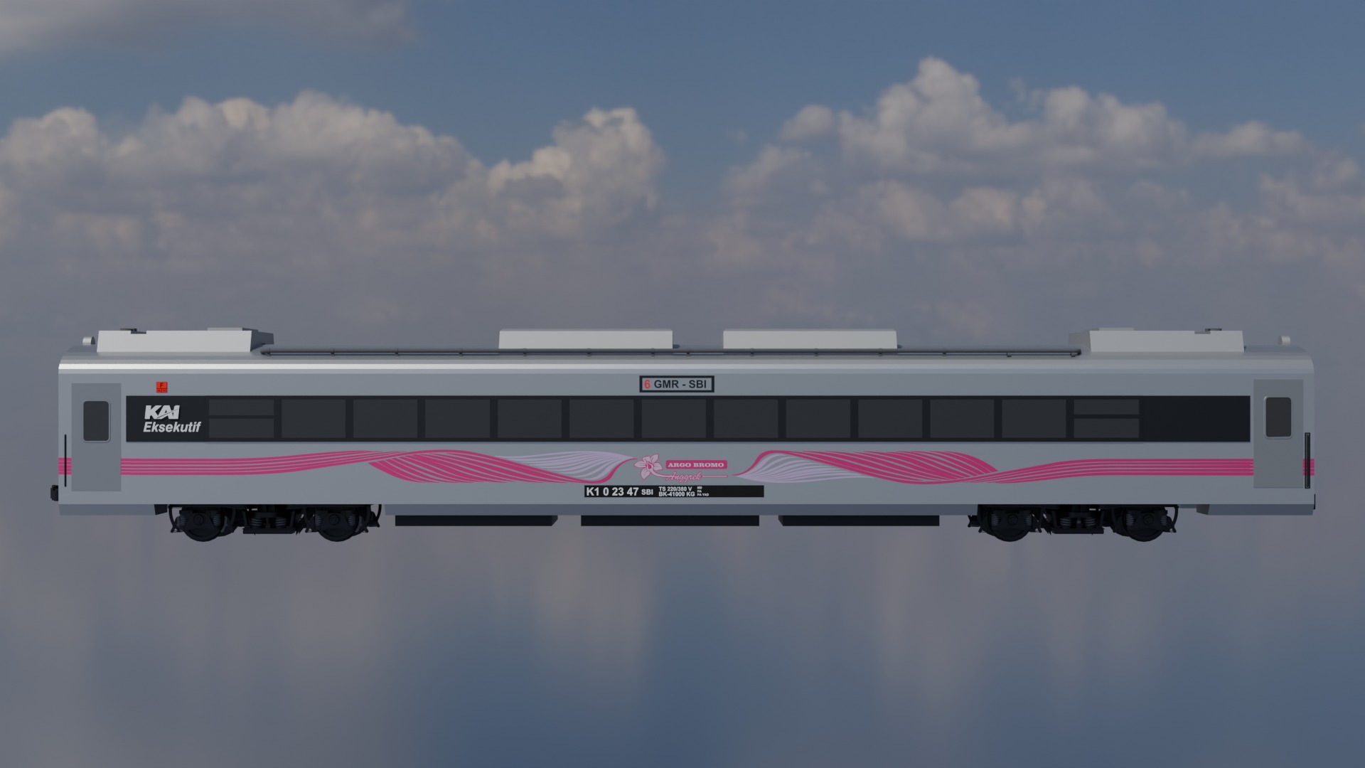 K1 SS New Gen Argo Bromo Anggrek 2023 3D model_1